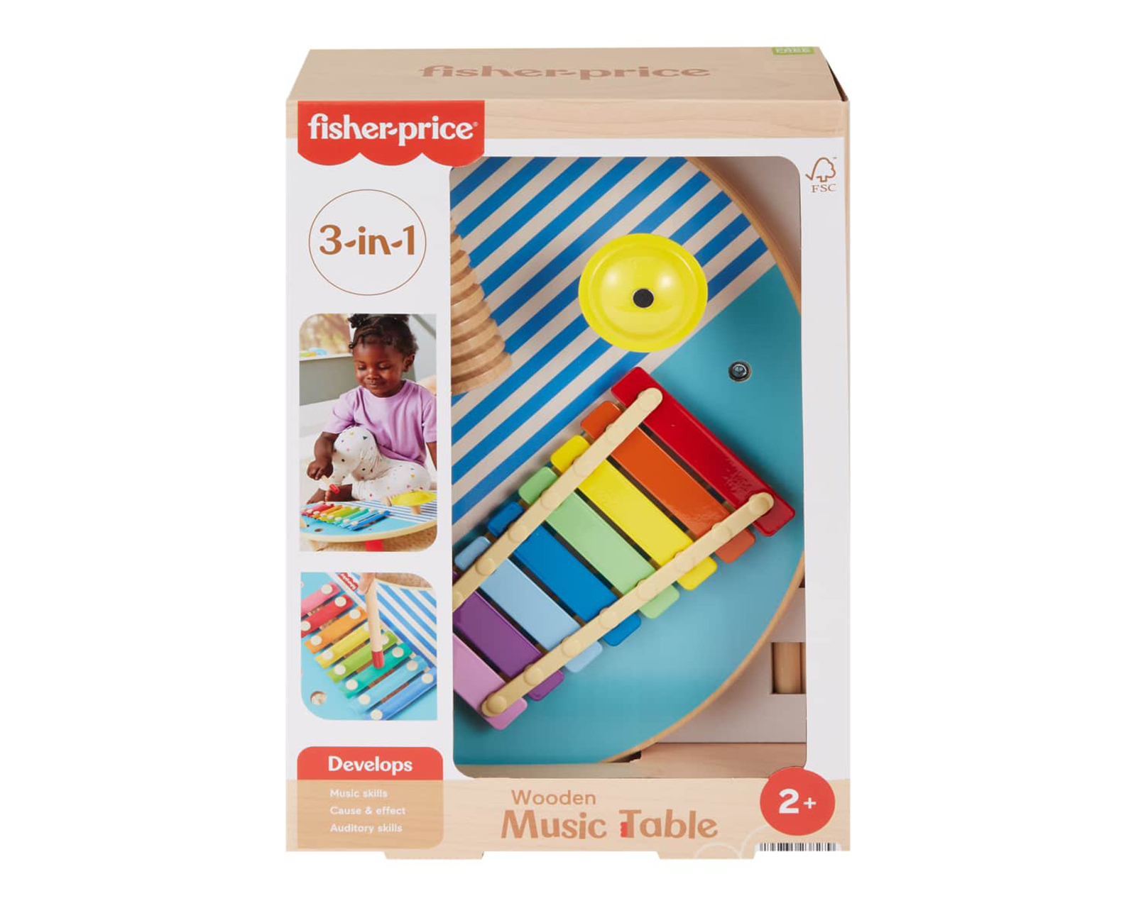 Foto 6 pulgar | Foto 5 | Mesa Musical de Actividades de Madera Fisher-Price