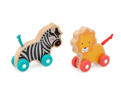 Foto 1 | Foto 1 | Animales de Madera para Empujar Fisher-Price