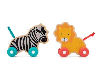 Foto 2 | Foto 2 | Animales de Madera para Empujar Fisher-Price