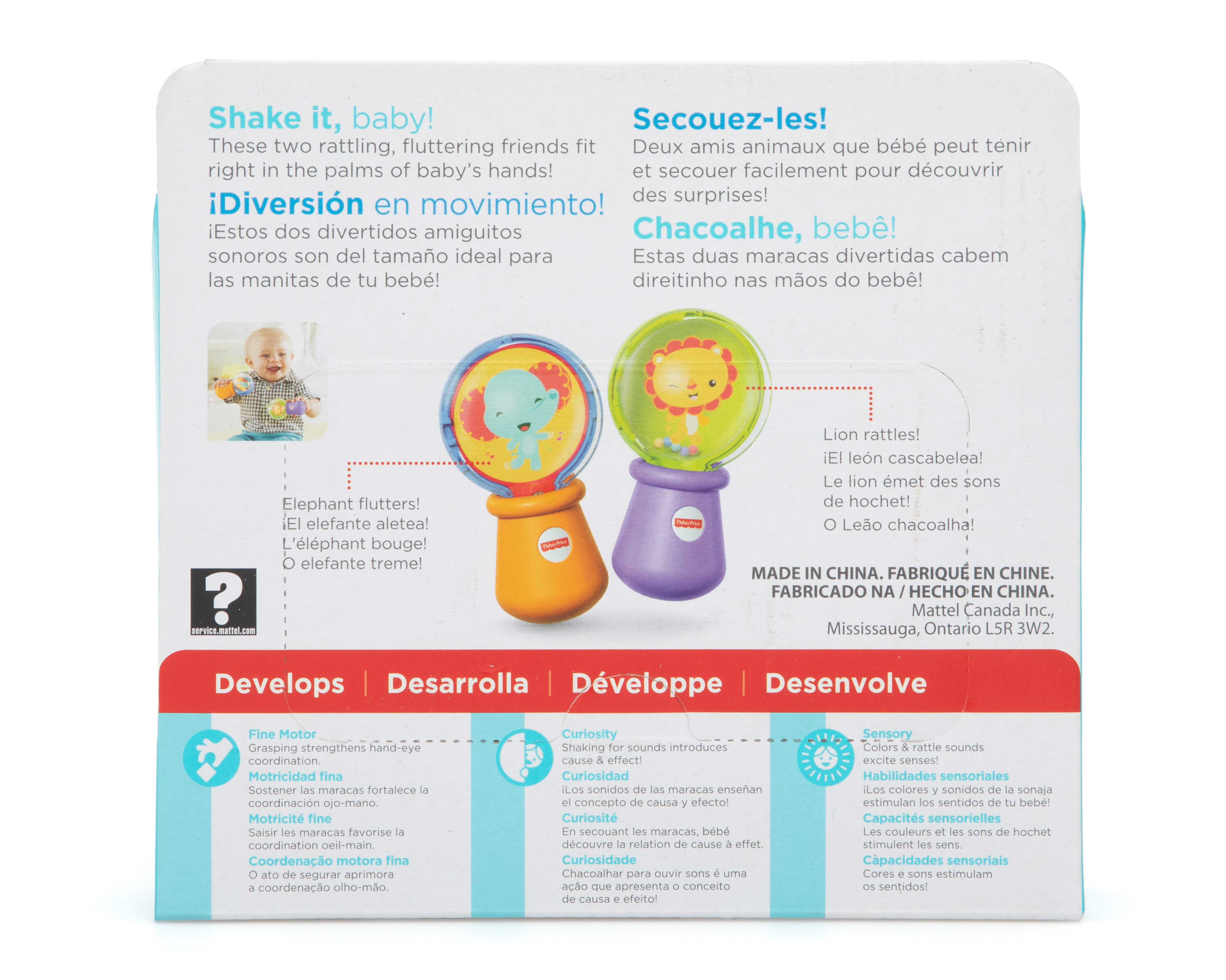 Foto 6 pulgar | Foto 5 | Maracas de Animalitos Fisher-Price