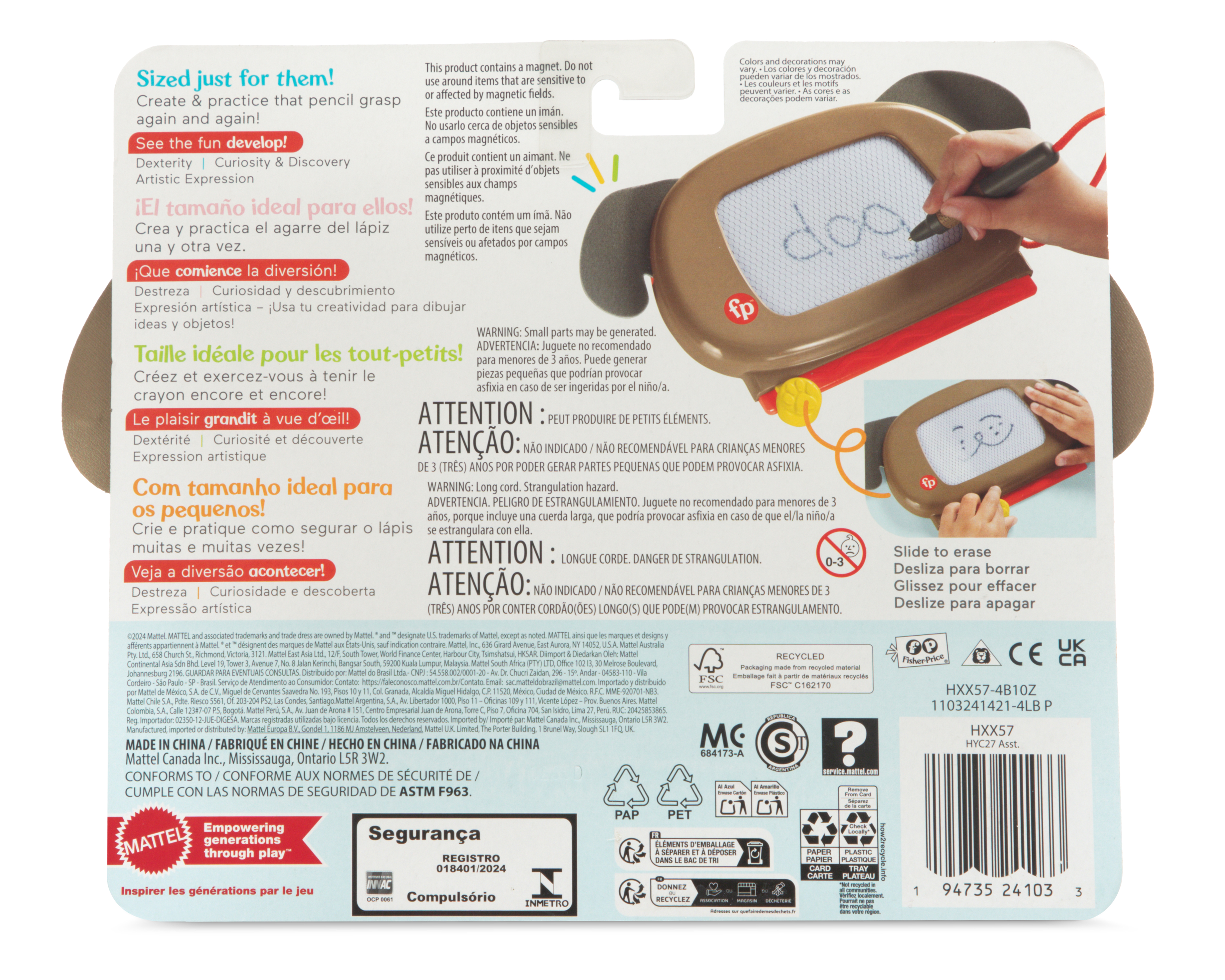 Foto 5 | Foto 5 | Pizarra Magnetica Doodle Pro Pup Pets Fisher-Price