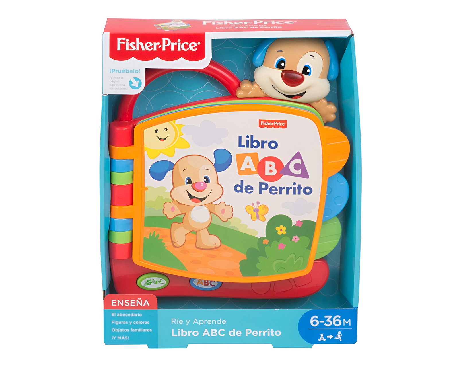 Foto 4 pulgar | Foto 3 | Juguete Libro ABC de Perrito Fisher-Price Ríe y Aprende