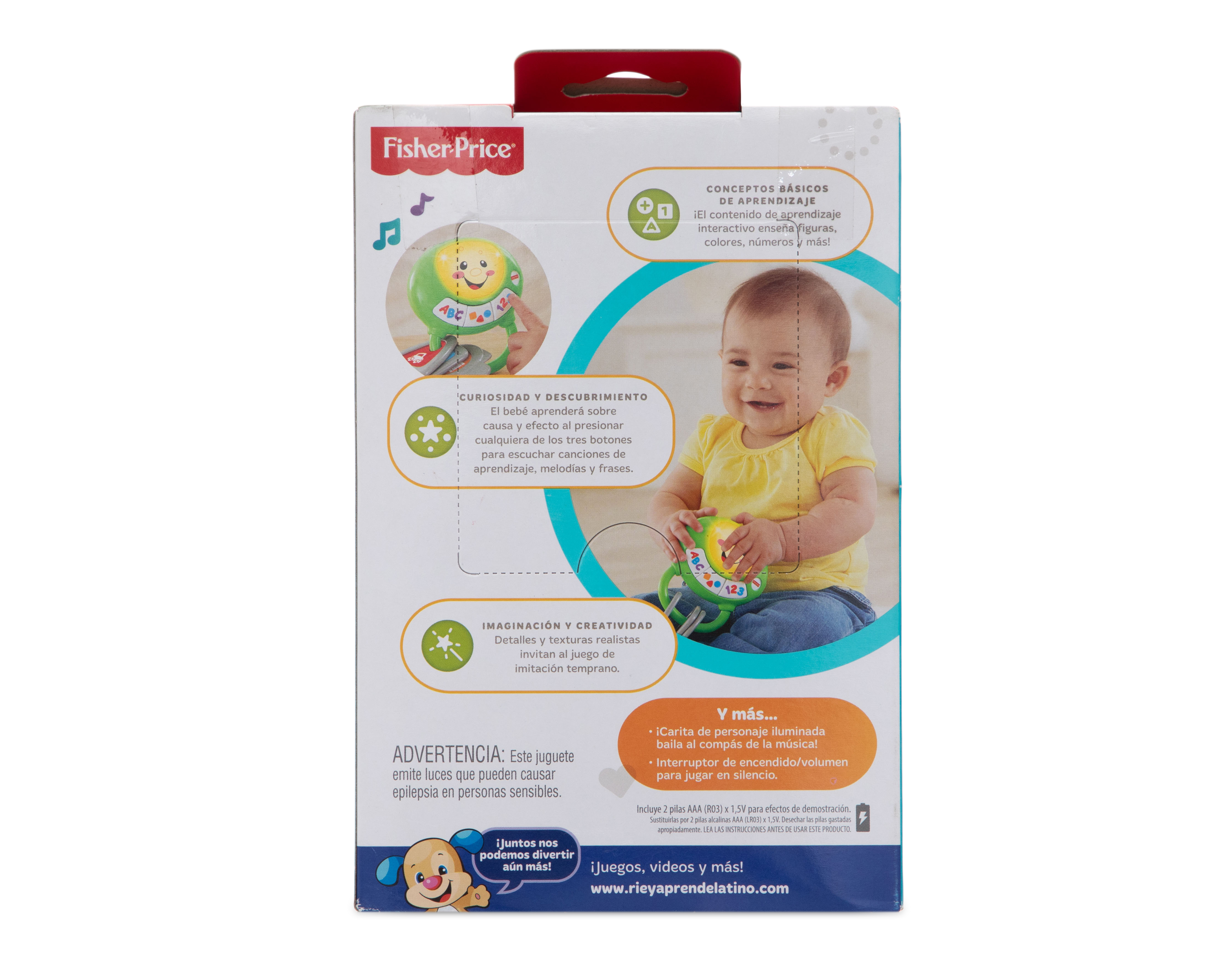 Foto 5 | Foto 5 | Juguete Interactivo Fisher-Price Ríe y Aprende con Luz y Sonido