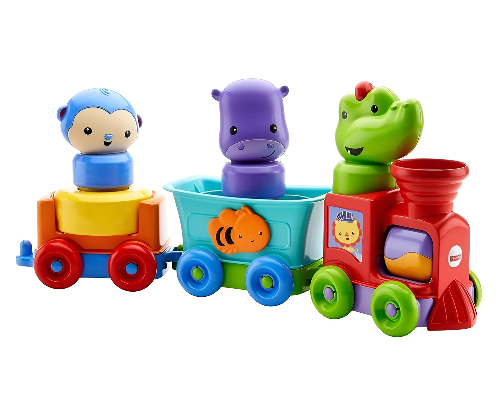 Foto 2 pulgar | Foto 1 | Tren Animales Divertidos Fisher-Price