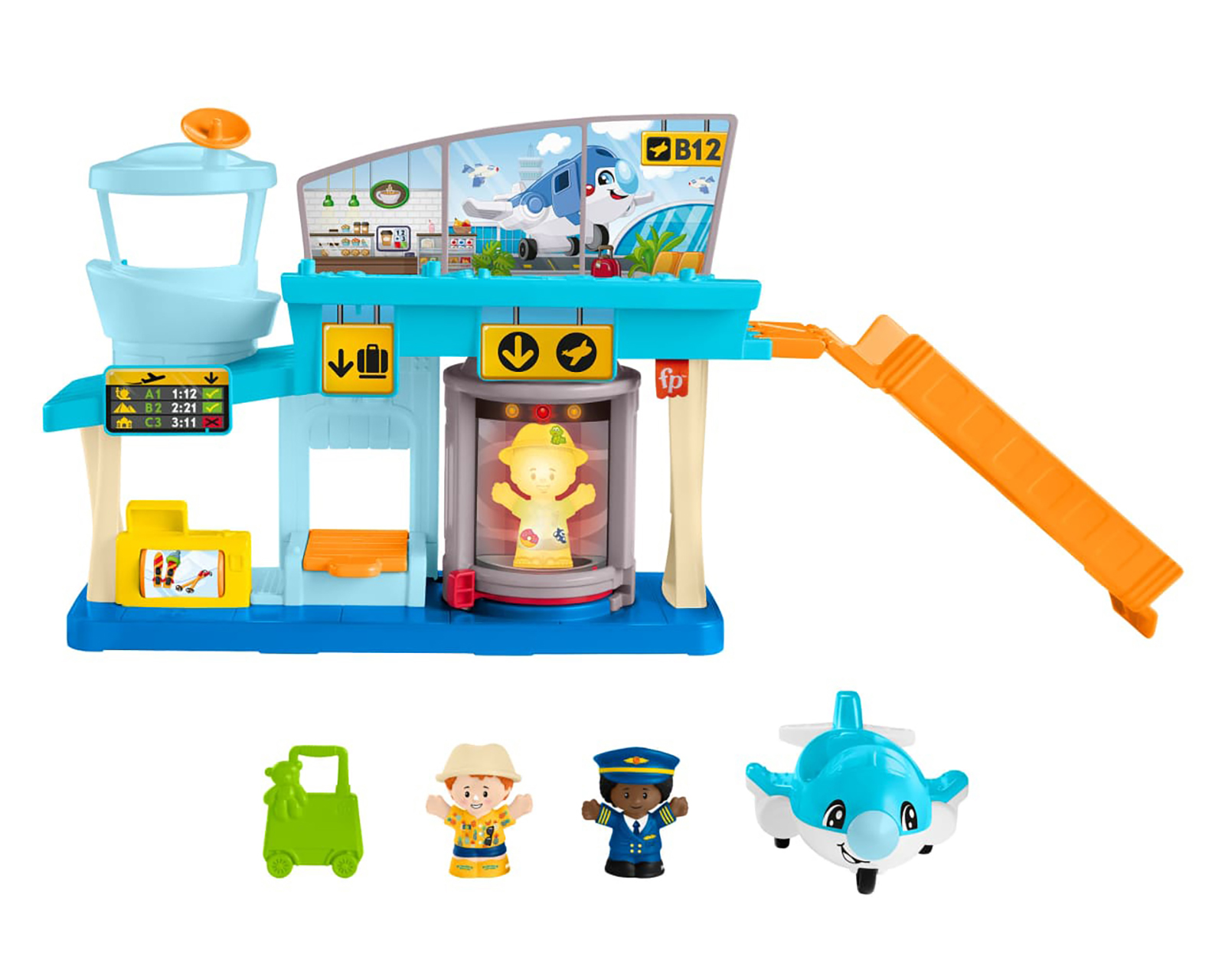 Foto 2 pulgar | Foto 1 | Aeropuerto de Aventuras Diarias Little People Fisher-Price