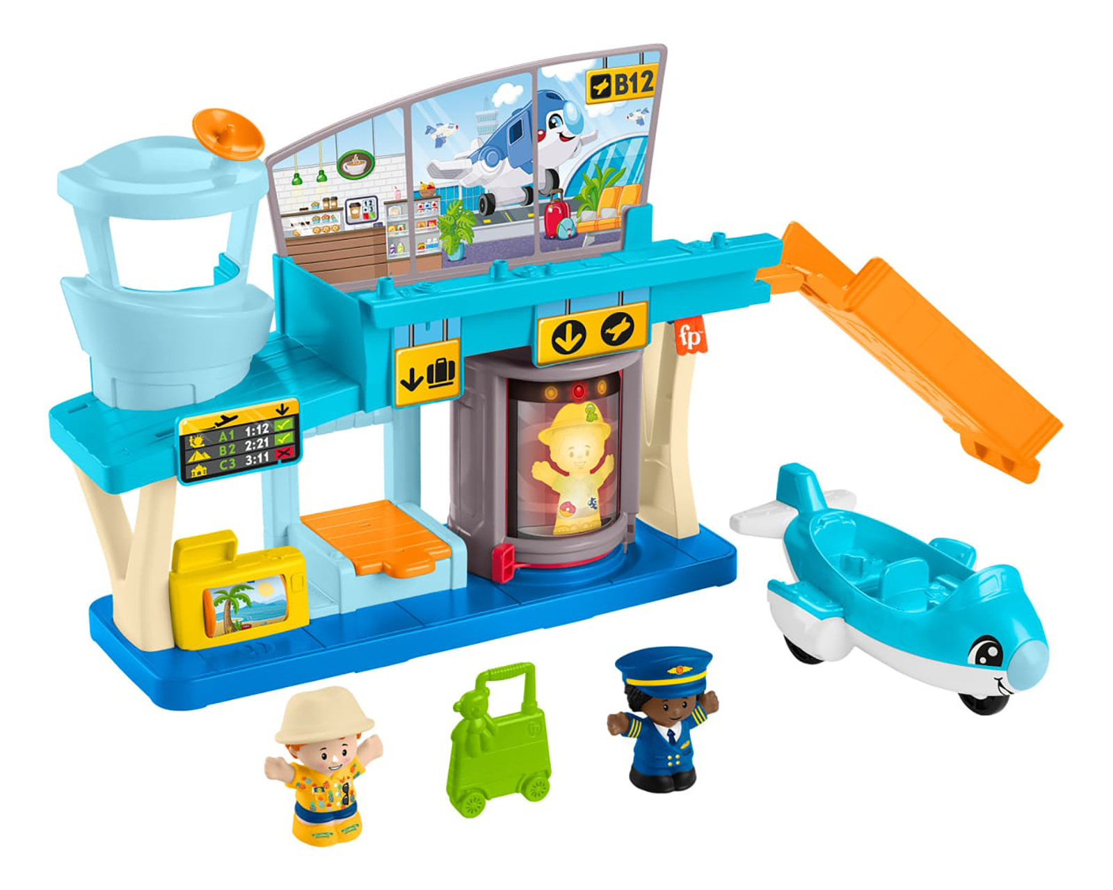 Foto 3 pulgar | Foto 2 | Aeropuerto de Aventuras Diarias Little People Fisher-Price