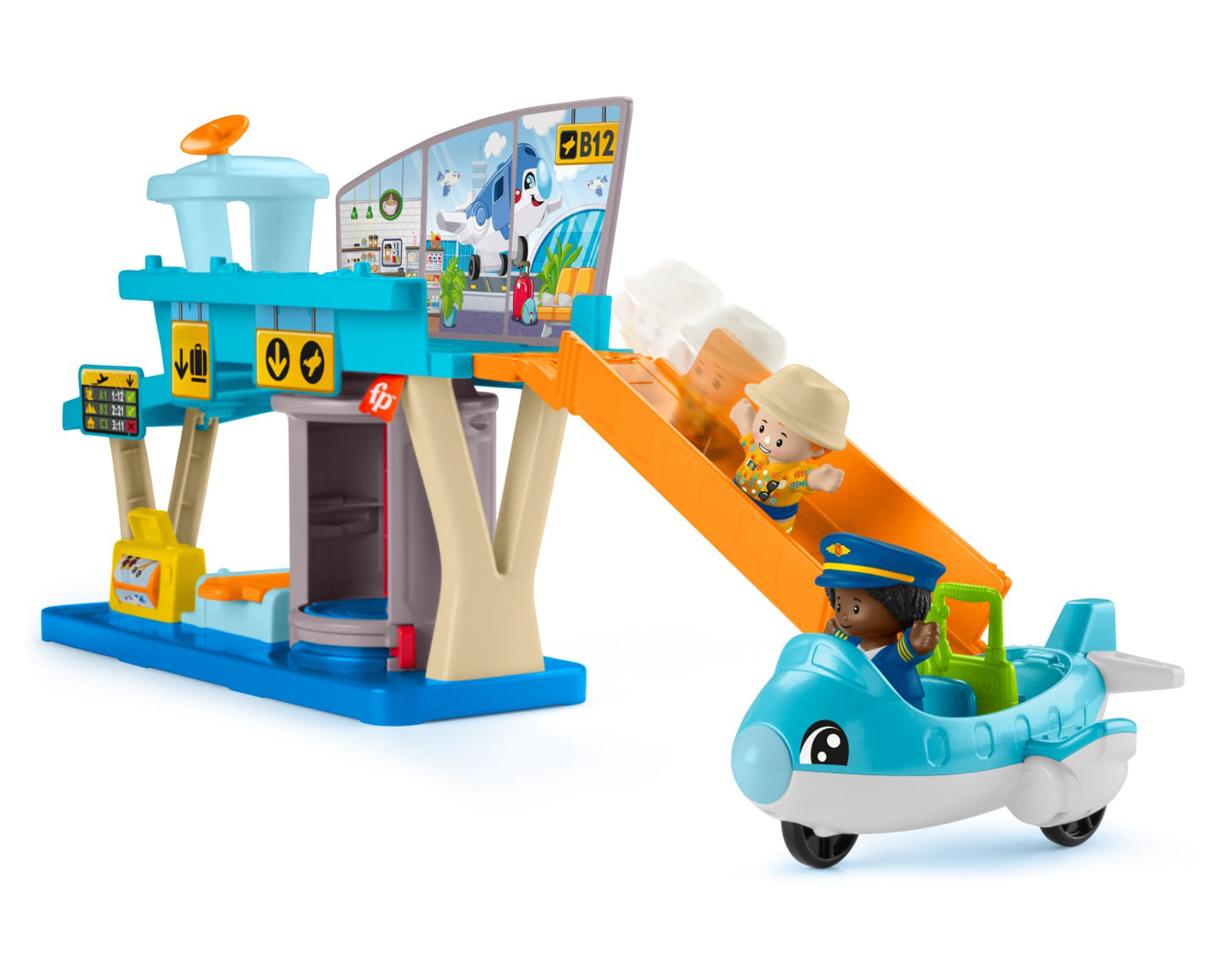 Foto 4 pulgar | Foto 3 | Aeropuerto de Aventuras Diarias Little People Fisher-Price