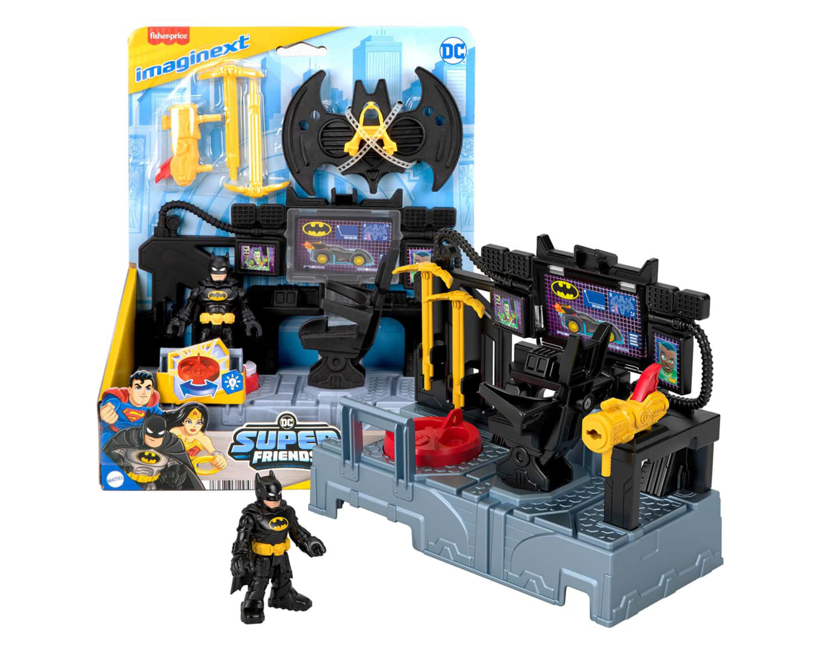 Set Centro de Control Batman Imaginext Fisher-Price con Accesorios