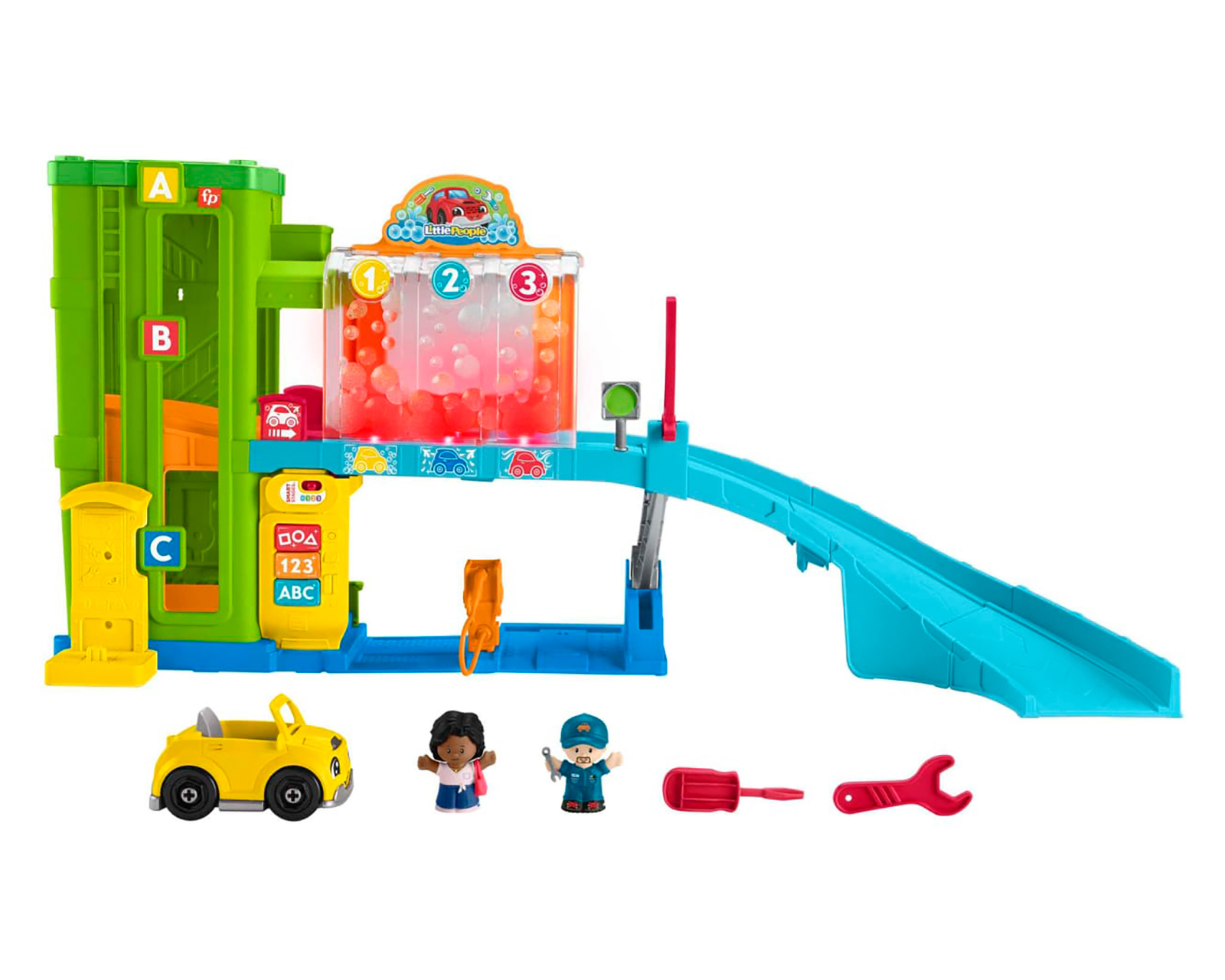 Garaje de Vehículos Little People Fisher-Price