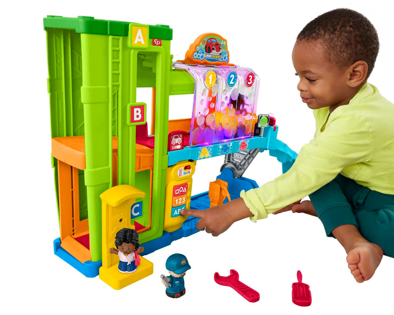 Foto 5 | Foto 5 | Garaje de Vehículos Little People Fisher-Price
