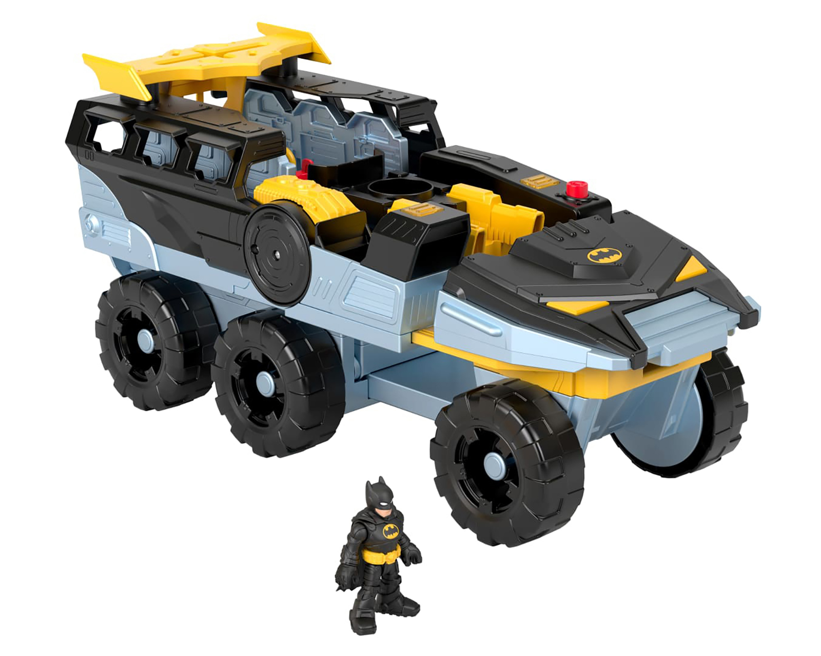 Foto 3 pulgar | Foto 2 | Vehículo Mega Batimóvil Fisher-Price Imaginext DC Super Friends