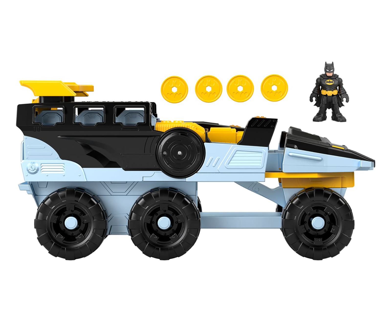 Foto 4 pulgar | Foto 3 | Vehículo Mega Batimóvil Fisher-Price Imaginext DC Super Friends