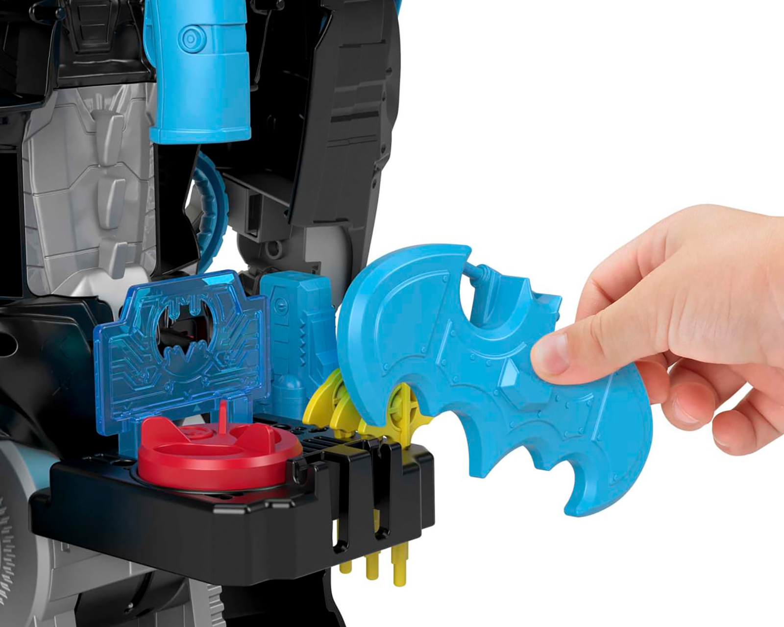 Foto 6 pulgar | Foto 5 | Bat-Tech Batbot Figura de Acción Fisher-Price Imaginext con Luz y Sonido