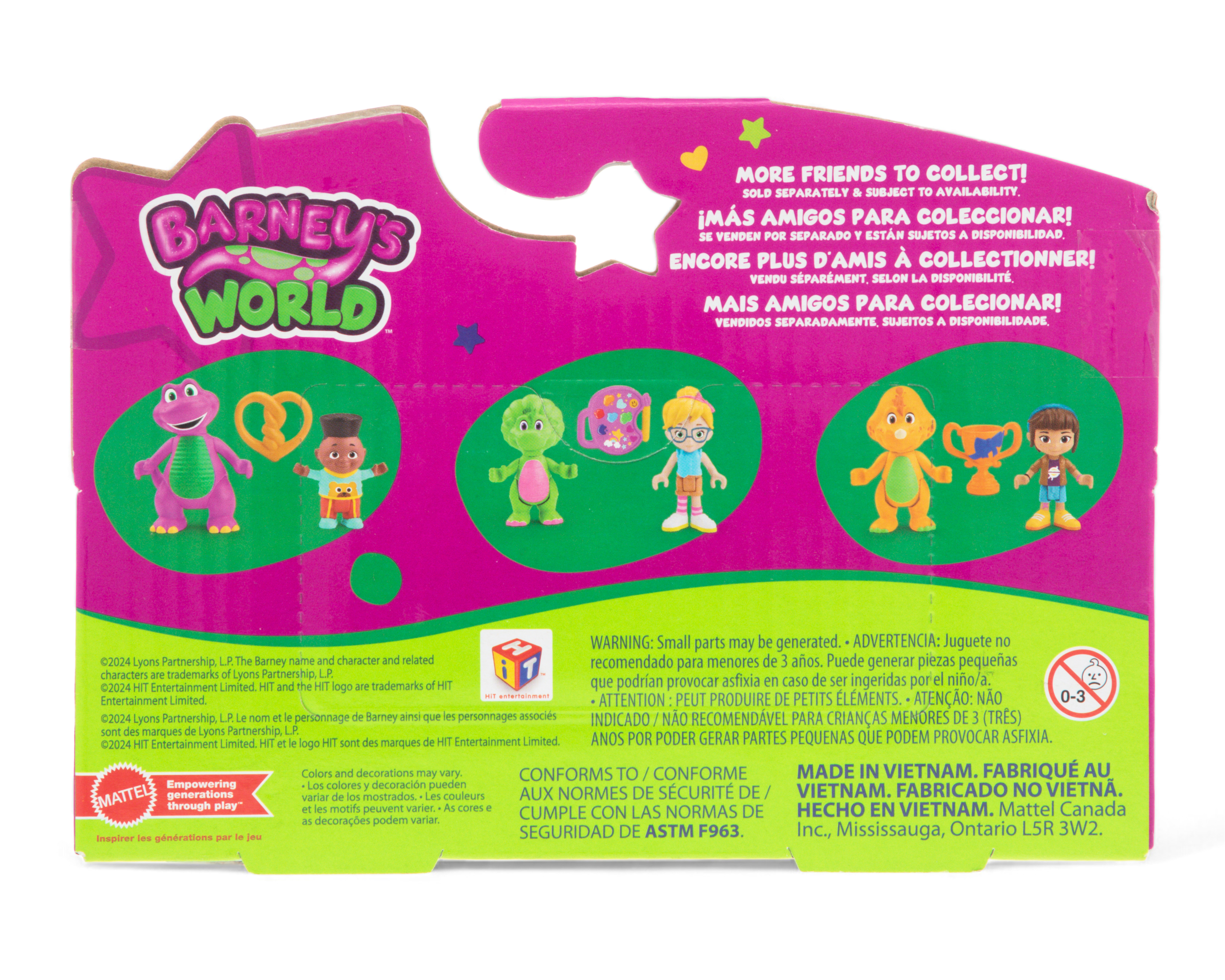 Foto 5 pulgar | Foto 4 | Muñecos Fisher Price Barney's World