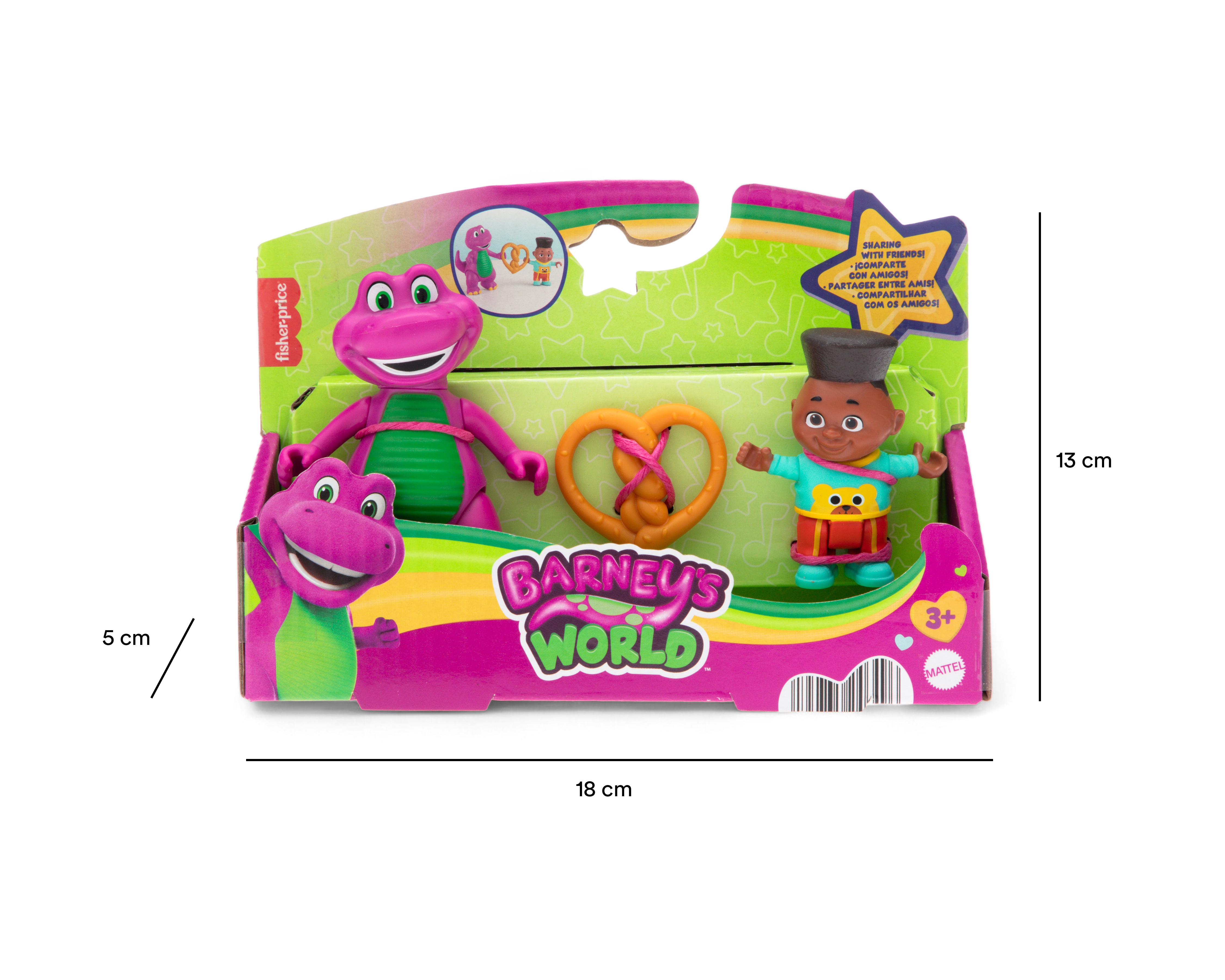 Foto 6 pulgar | Foto 5 | Muñecos Fisher Price Barney's World