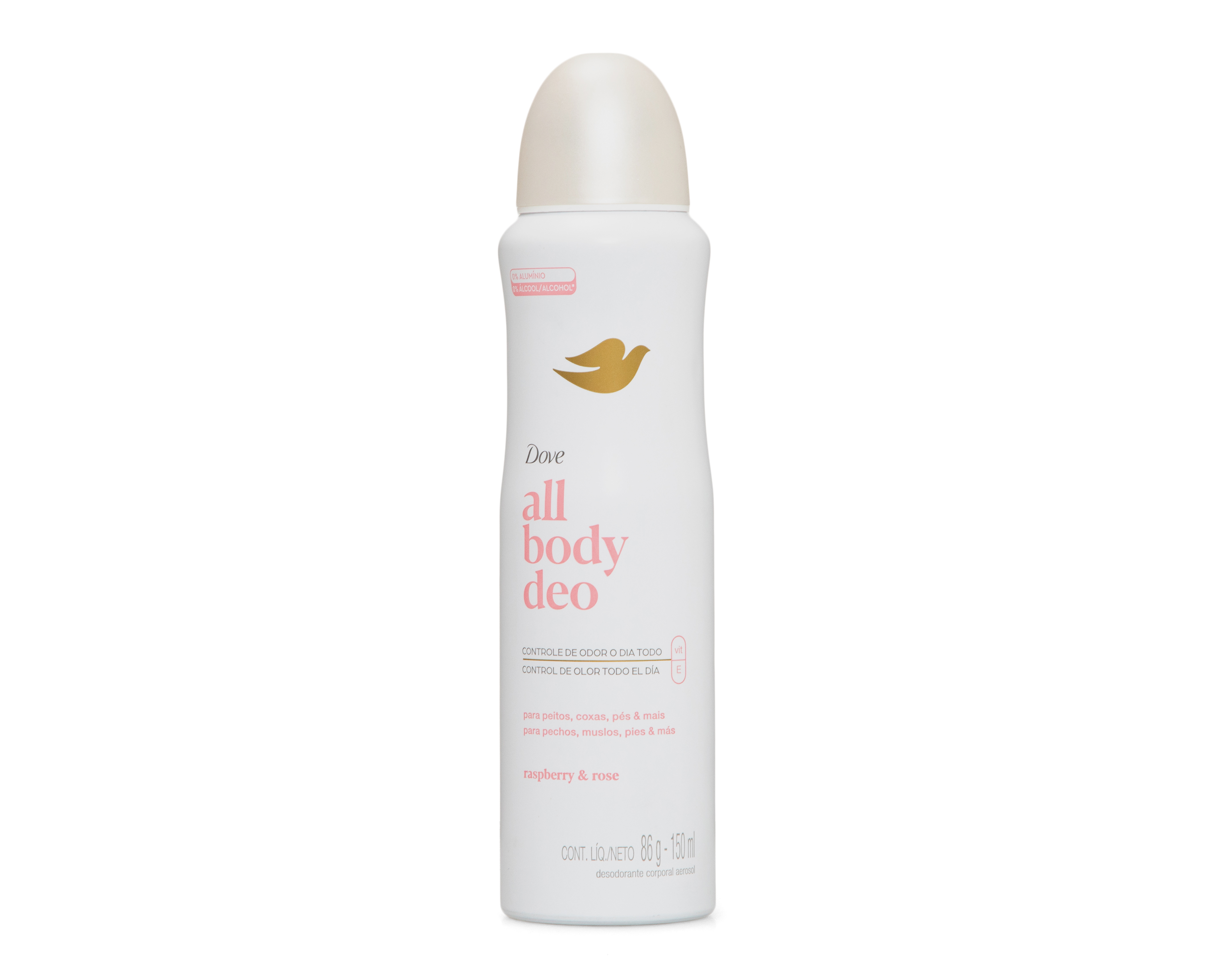 Desodorante en Aerosol Dove All Body Deo Control de Olor 150 ml