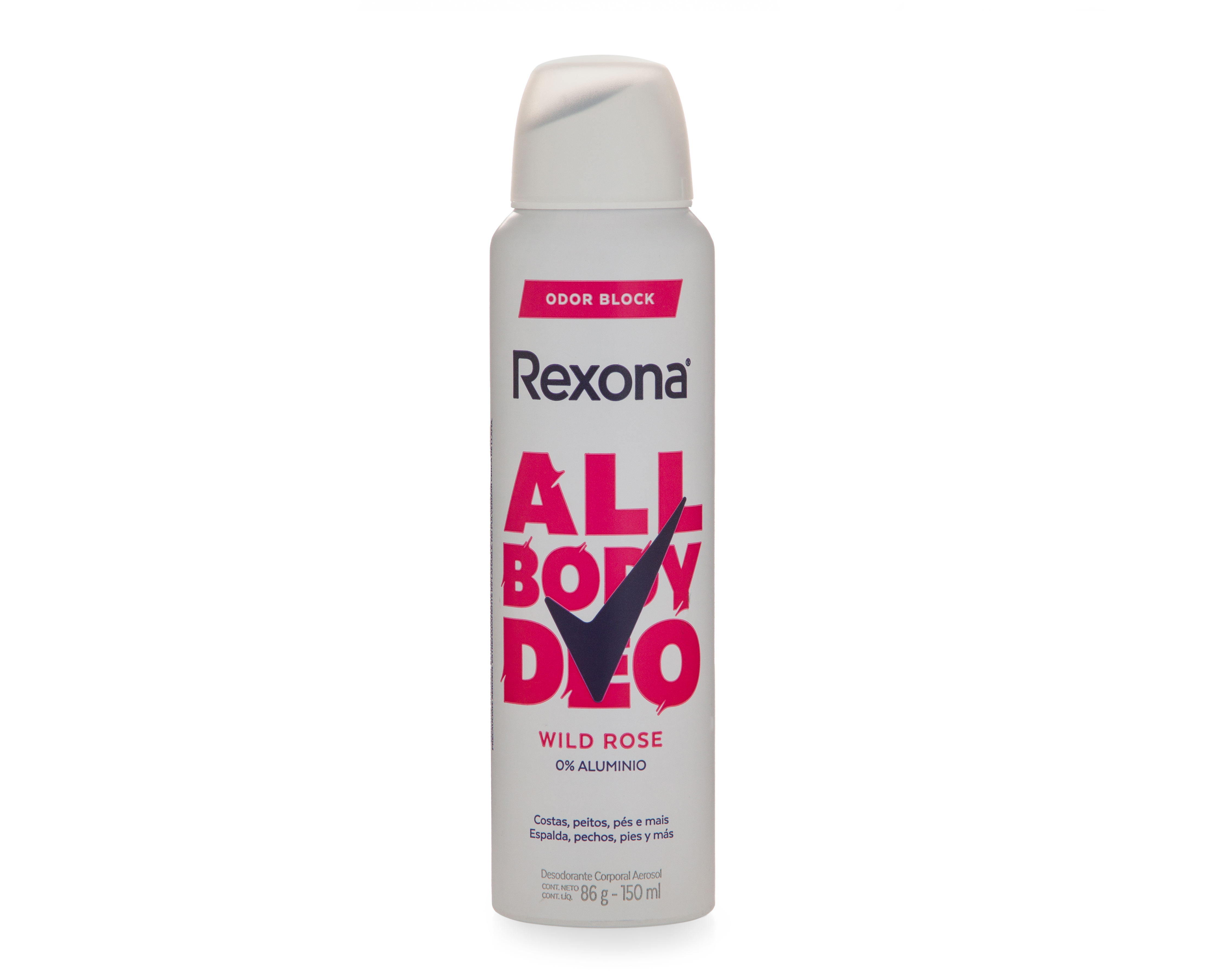 Desodorante en Aerosol Rexona All Body Deo Sin Aluminio 150 ml