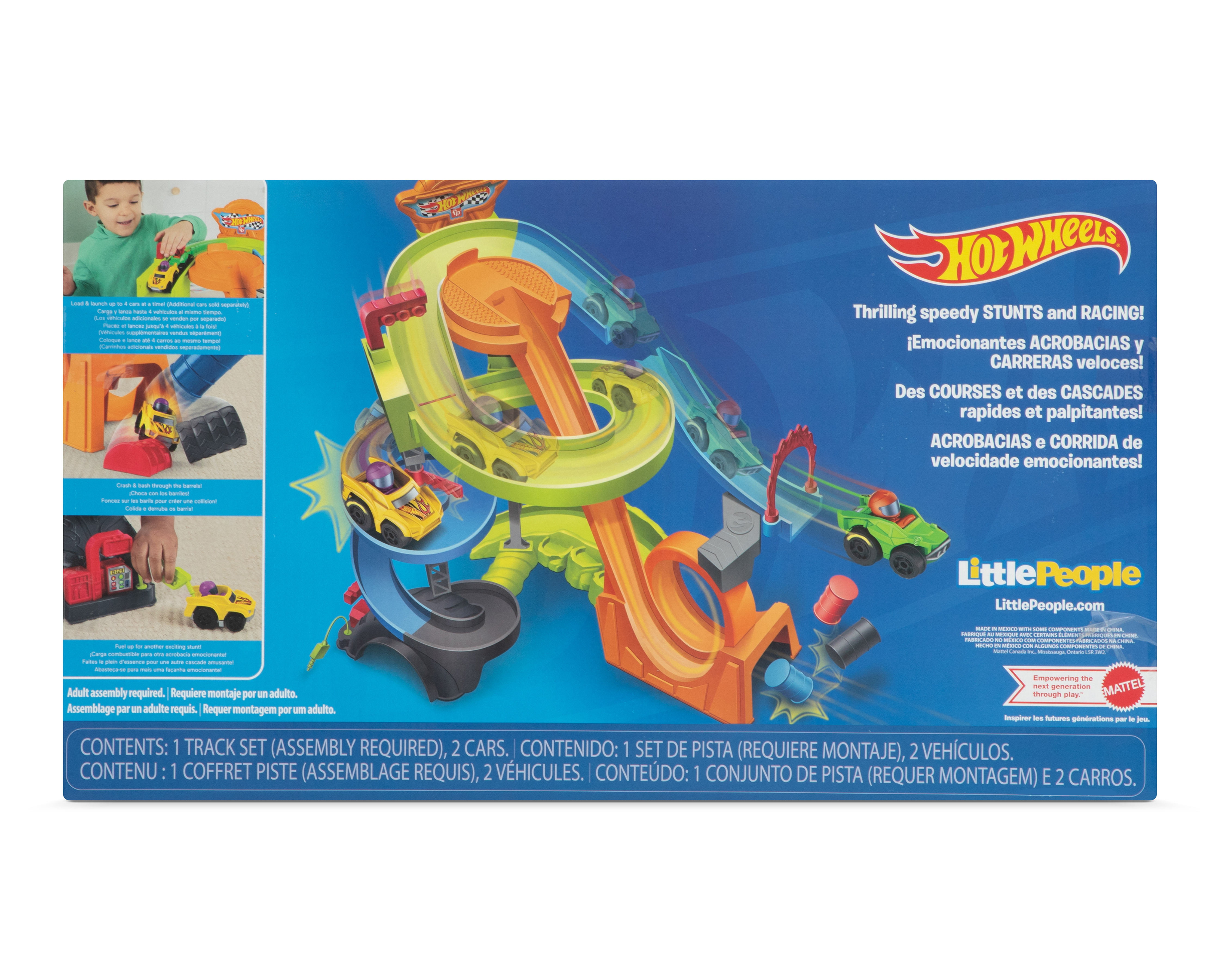 Foto 3 pulgar | Foto 2 | Pista de Carreras y Choques Fisher-Price Hot Wheels Little People
