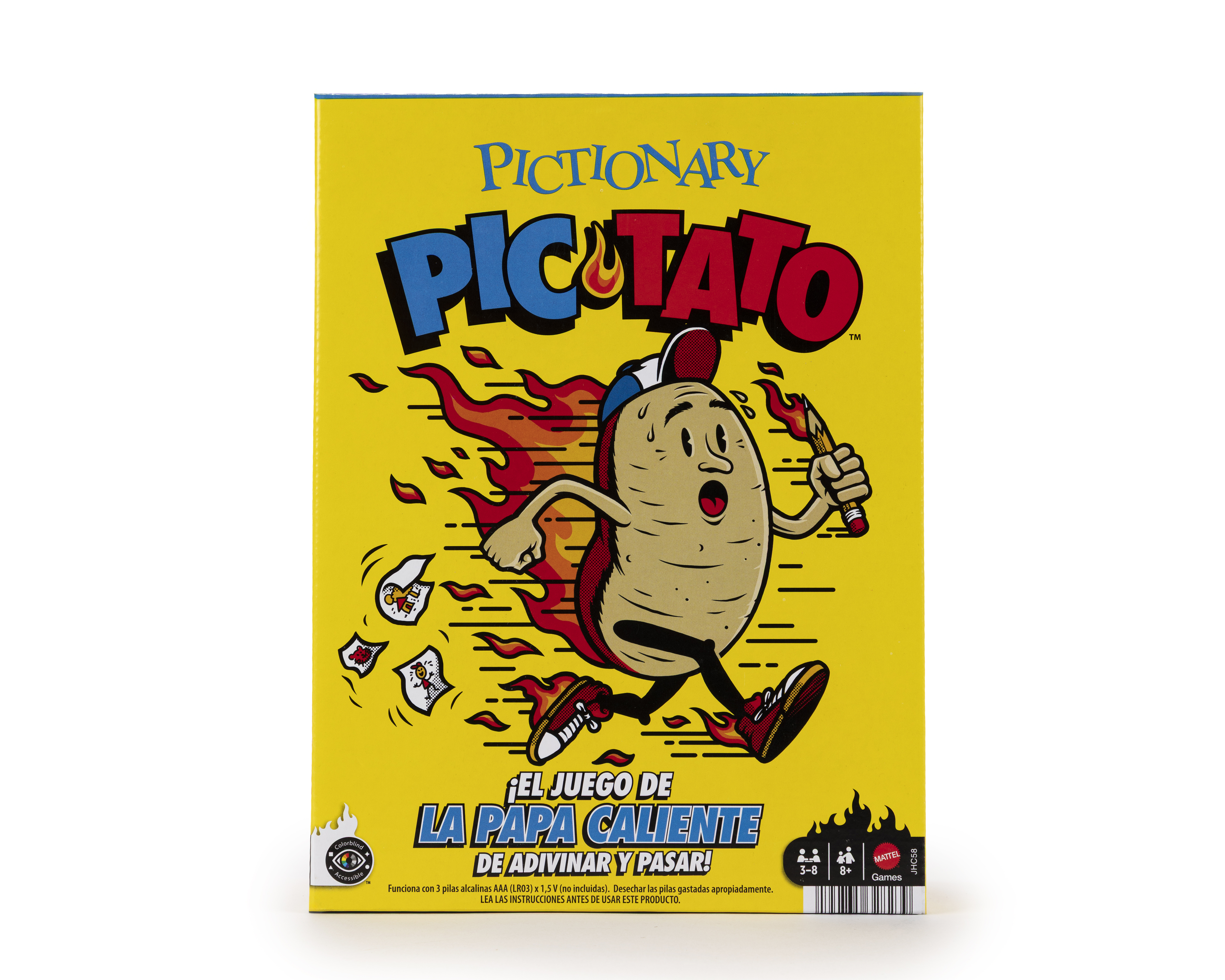 Foto 2 pulgar | Foto 1 | Juego de Mesa Pictionary Pic-Tato Mattel Games