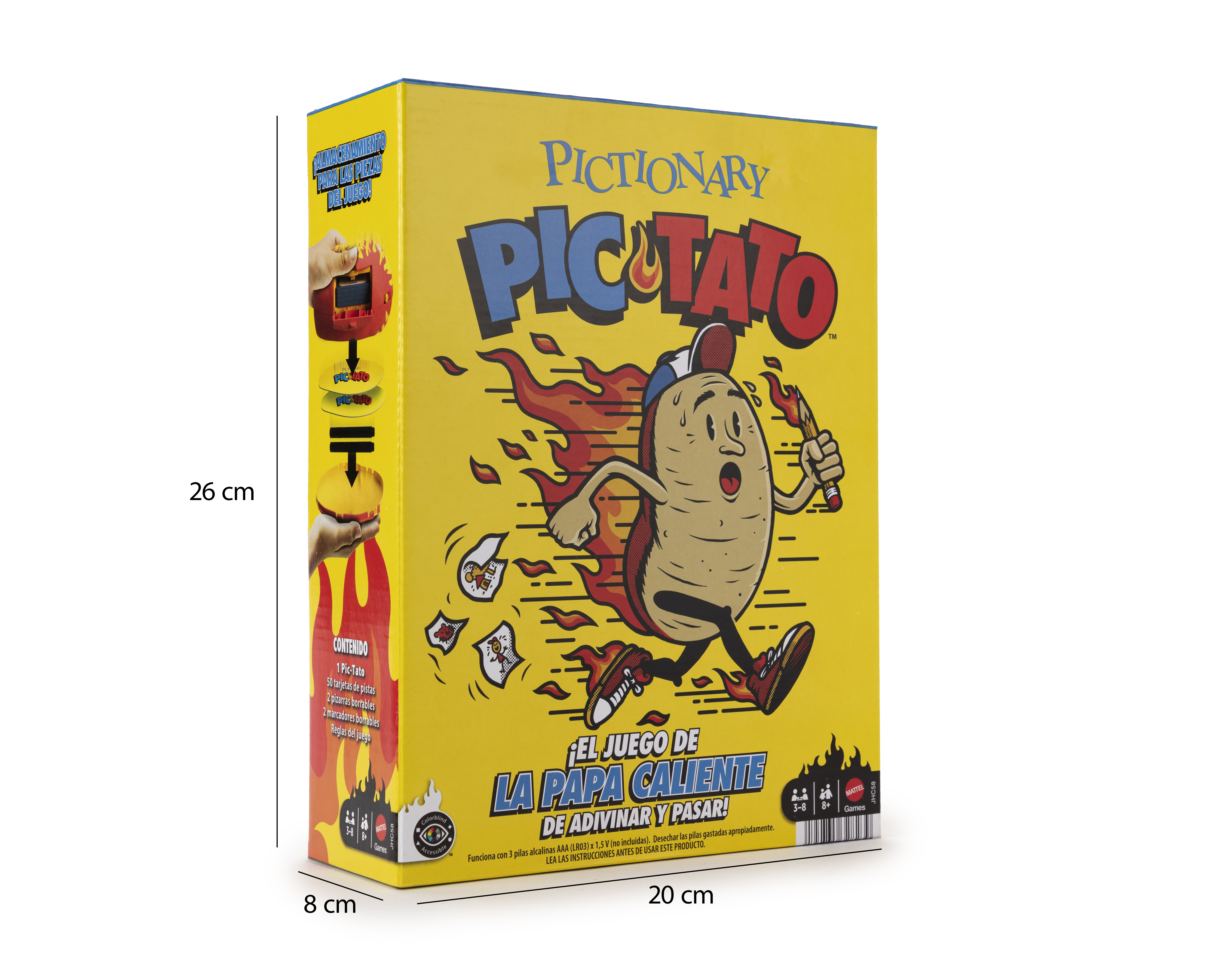 Foto 3 | Foto 3 | Juego de Mesa Pictionary Pic-Tato Mattel Games