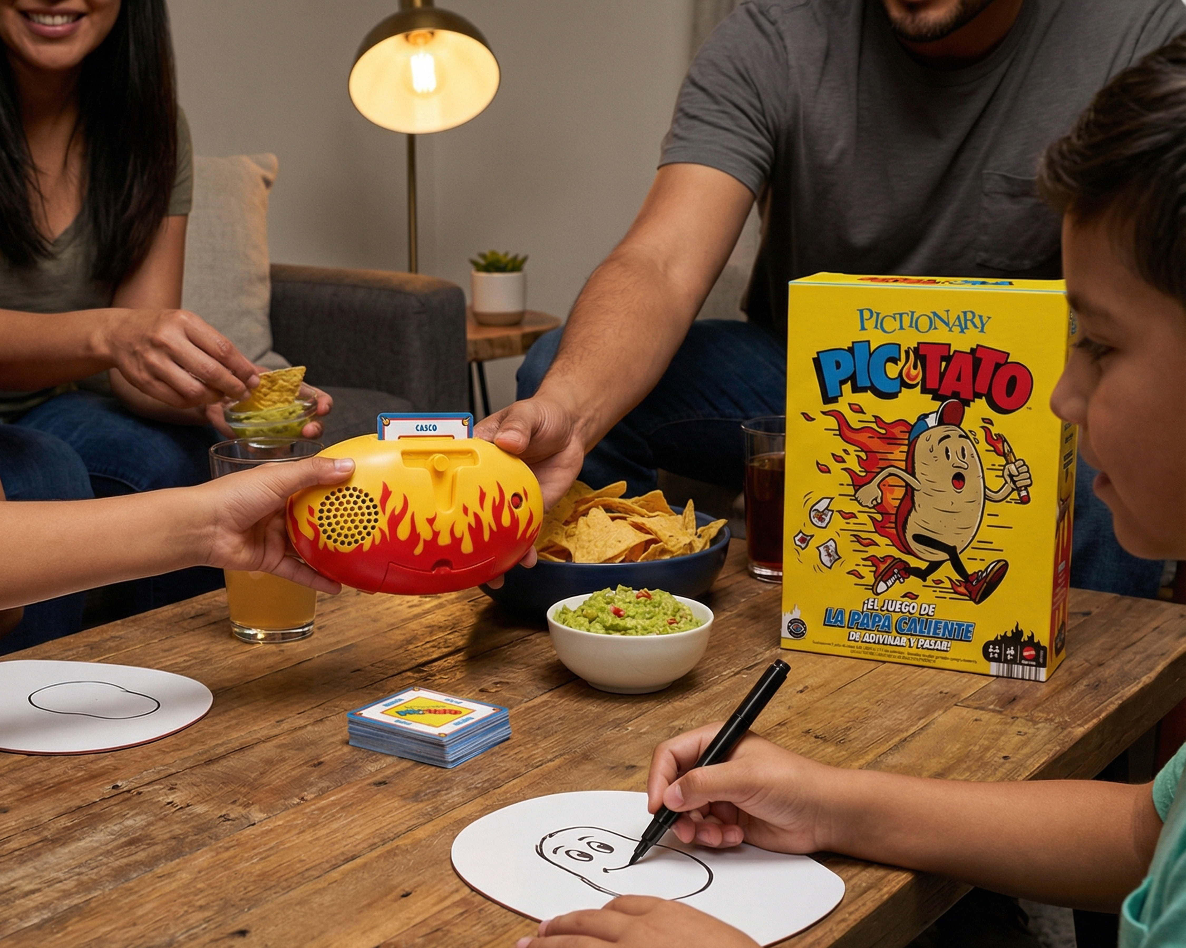 Foto 5 pulgar | Foto 4 | Juego de Mesa Pictionary Pic-Tato Mattel Games