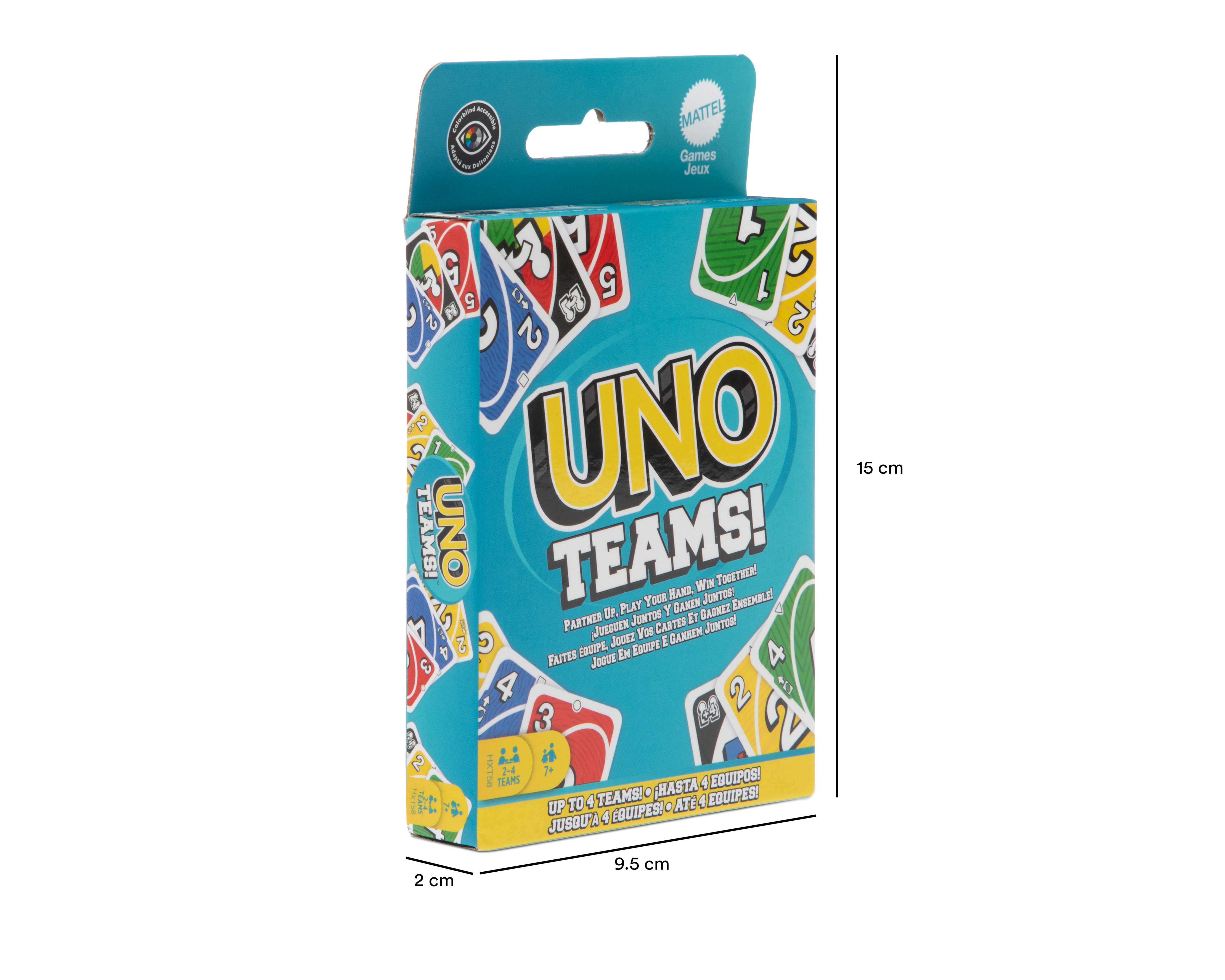Foto 4 pulgar | Foto 3 | Juego de Mesa Uno Teams! Mattel Games