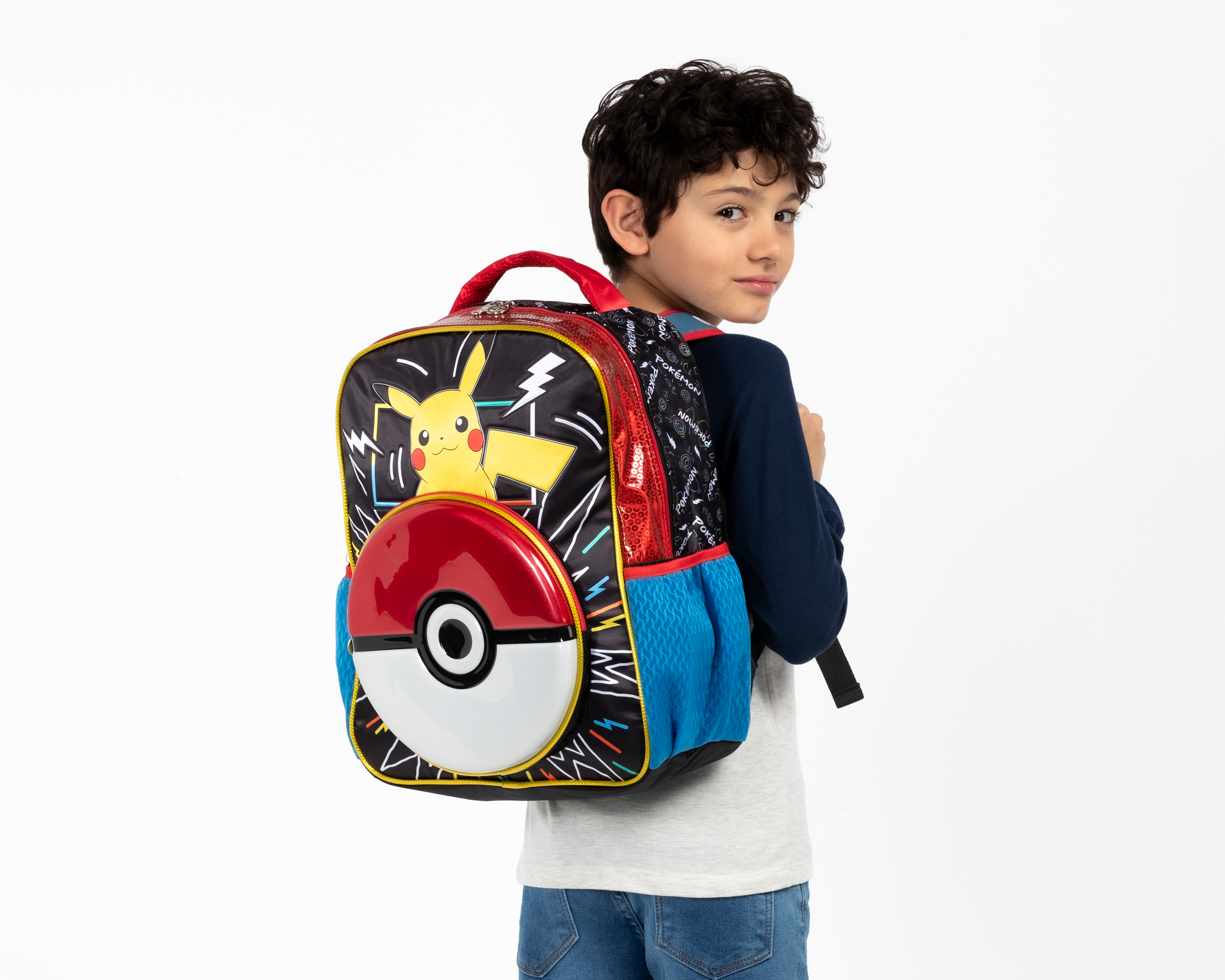 Foto 9 pulgar | Foto 8 | Mochila Ruz Pokémon Multicolor