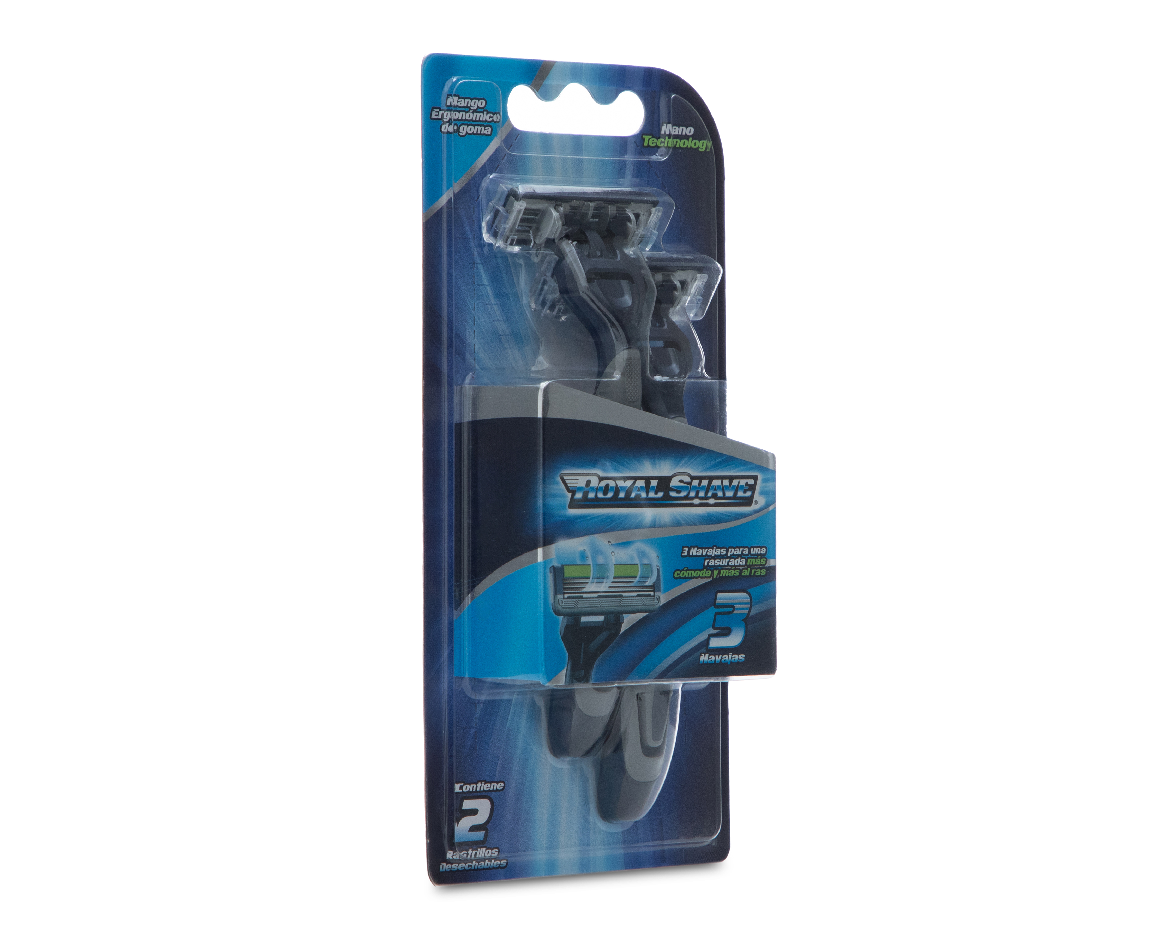 Foto 4 pulgar | Foto 3 | Rastrillo Royal Shave con Nanotecnología 2 Piezas