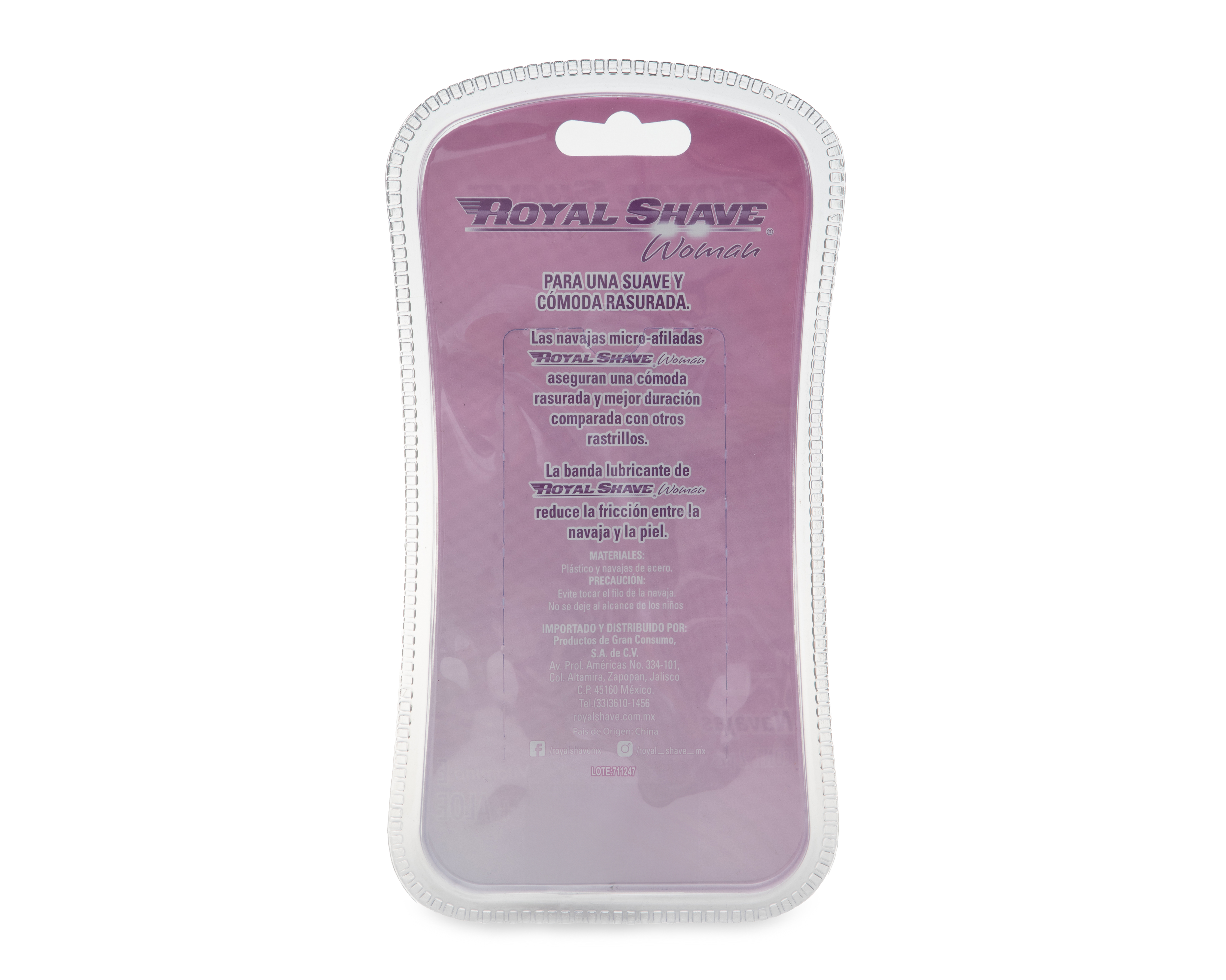 Foto 2 | Foto 2 | Rastrillo Royal Shave con Vitamina E y Aloe 2 Piezas