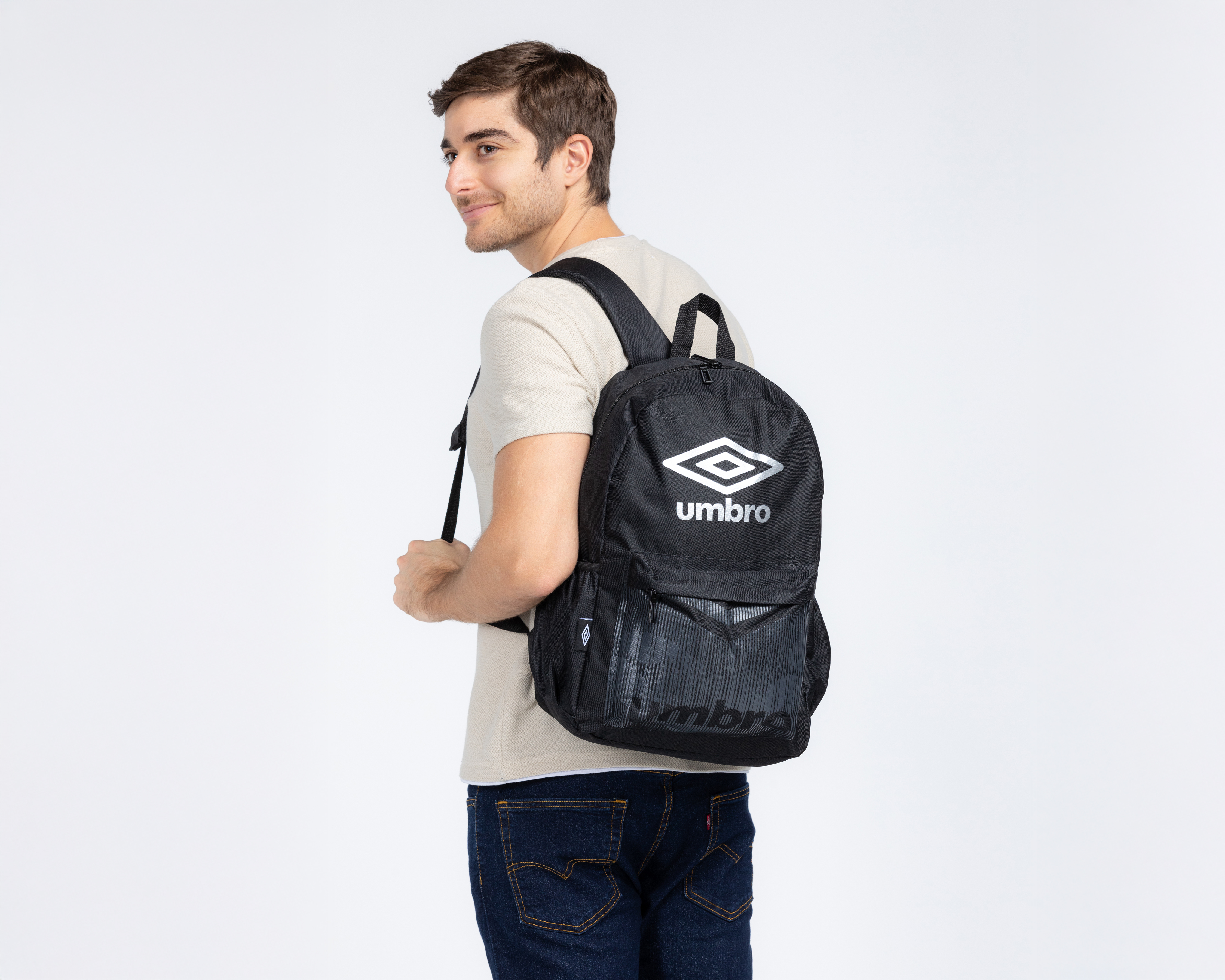 Foto 8 | Foto 8 | Mochila Escolar Umbro Negra