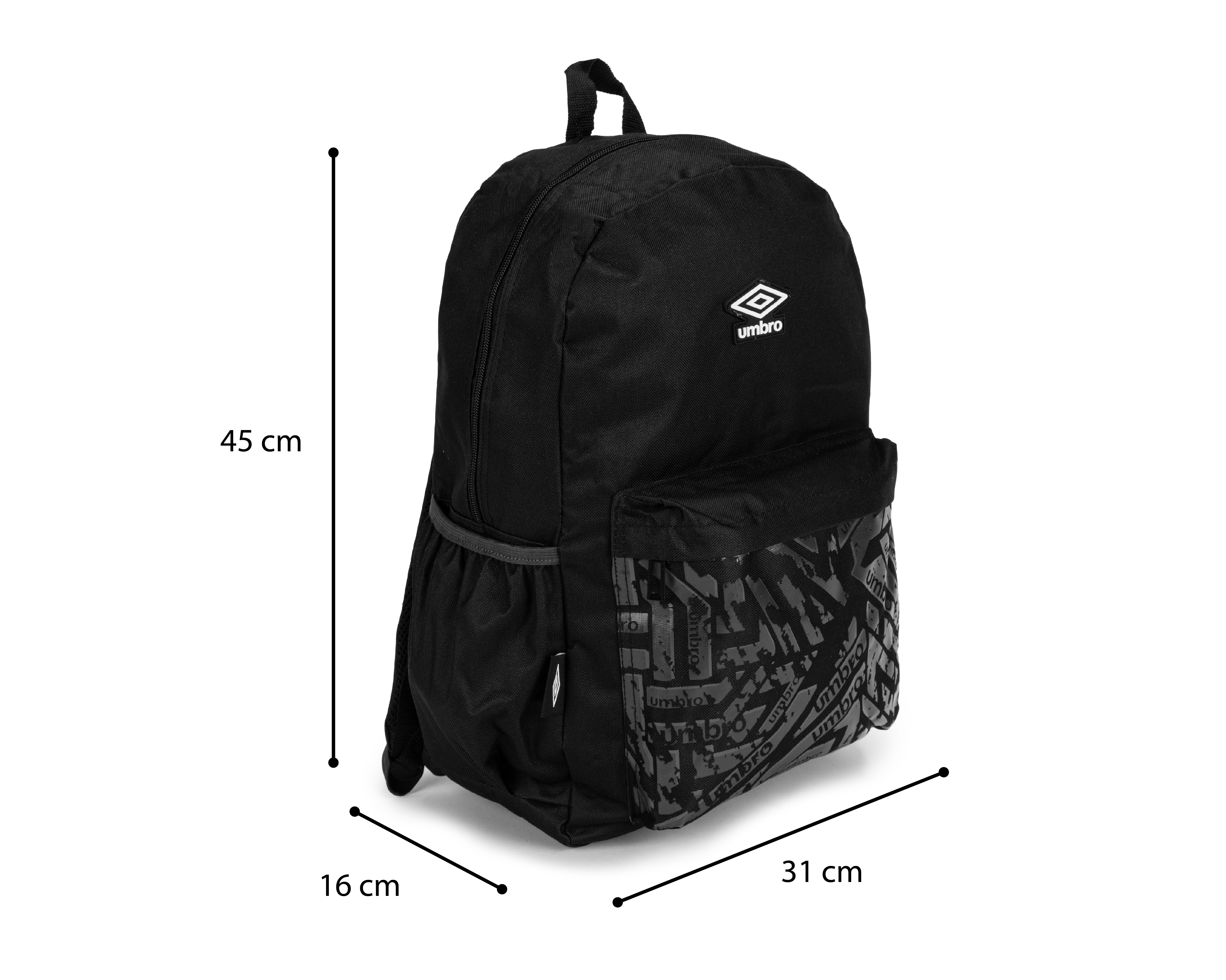 Foto 8 pulgar | Foto 7 | Mochila Escolar Umbro Negra