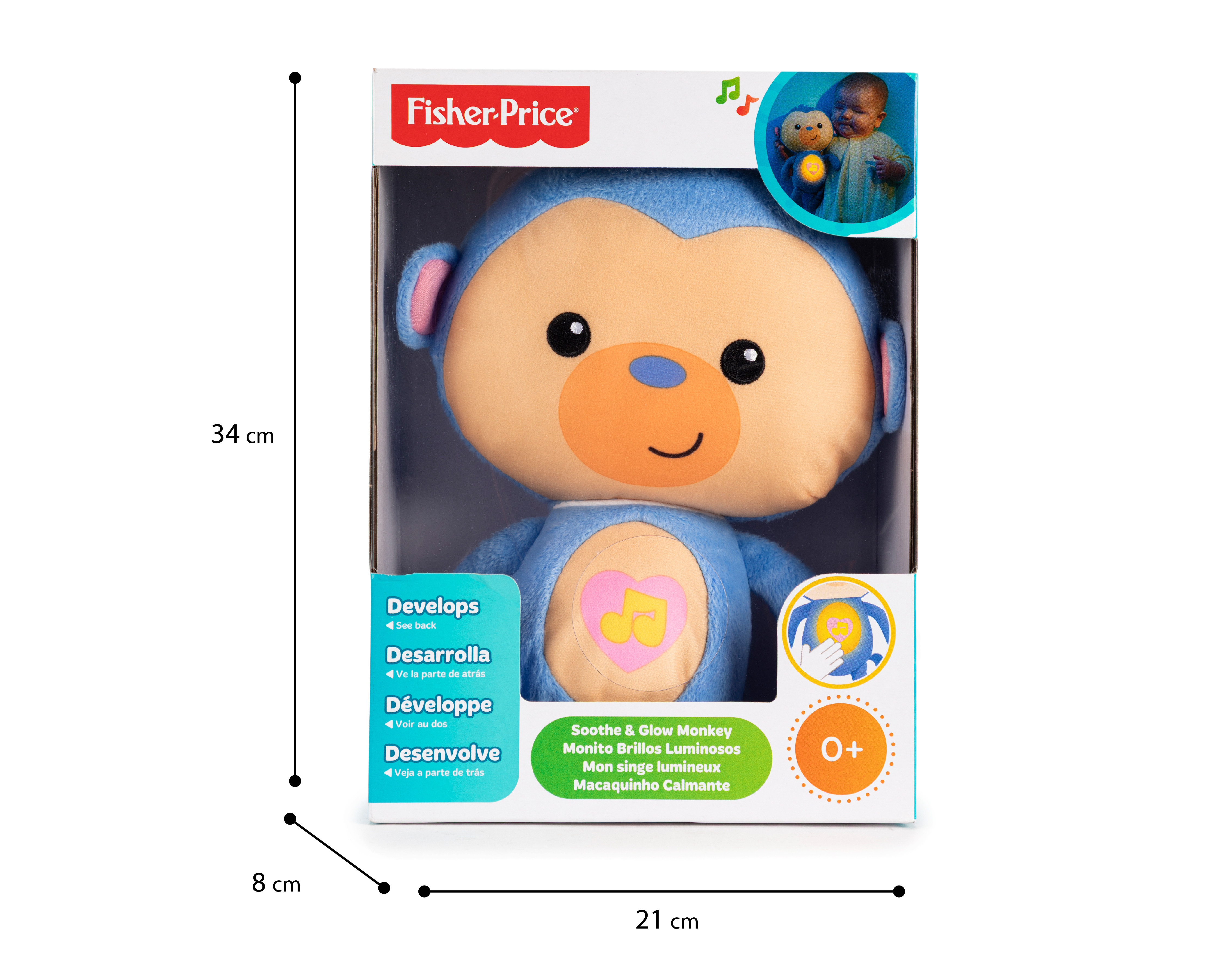 Foto 7 | Foto 7 | Monito Brillos Luminosos Fisher-Price