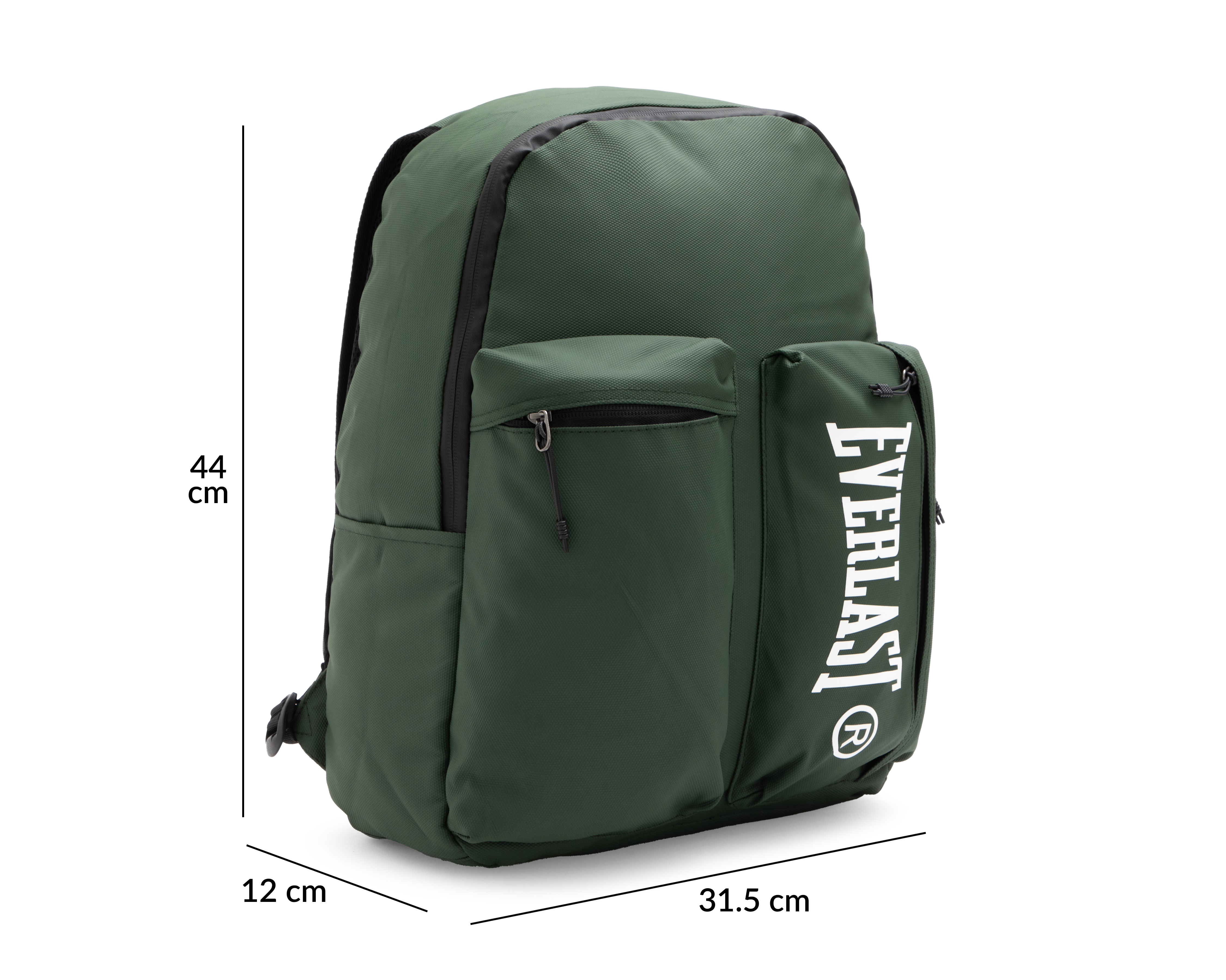 Foto 8 pulgar | Foto 7 | Mochila Everlast Throwback Retro Verde