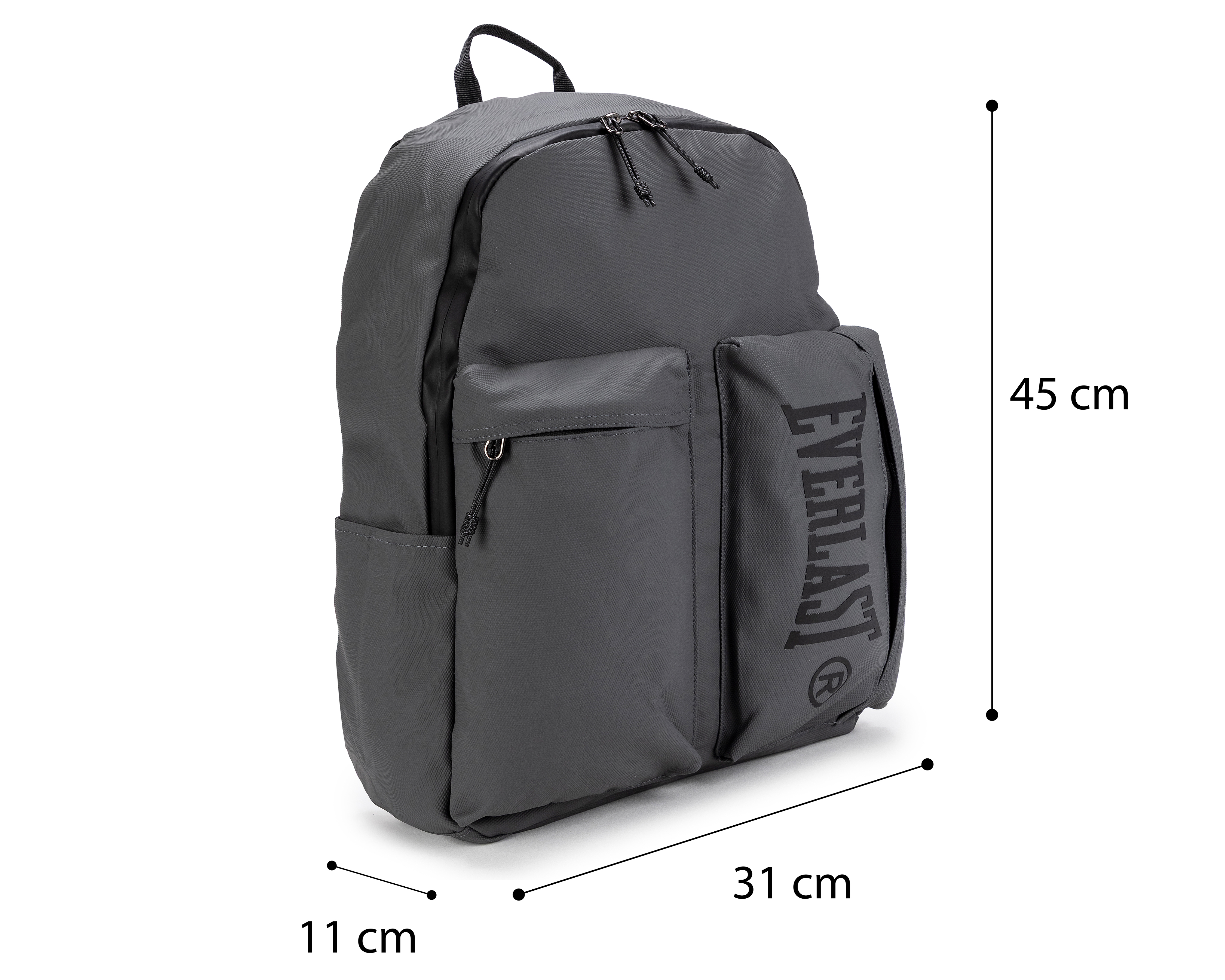 Foto 8 pulgar | Foto 7 | Mochila Everlast Throwback Retro Gris