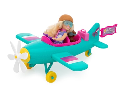 Foto 2 | Foto 2 | Muñeca Barbie Chelsea Piloto de Avión con Accesorios