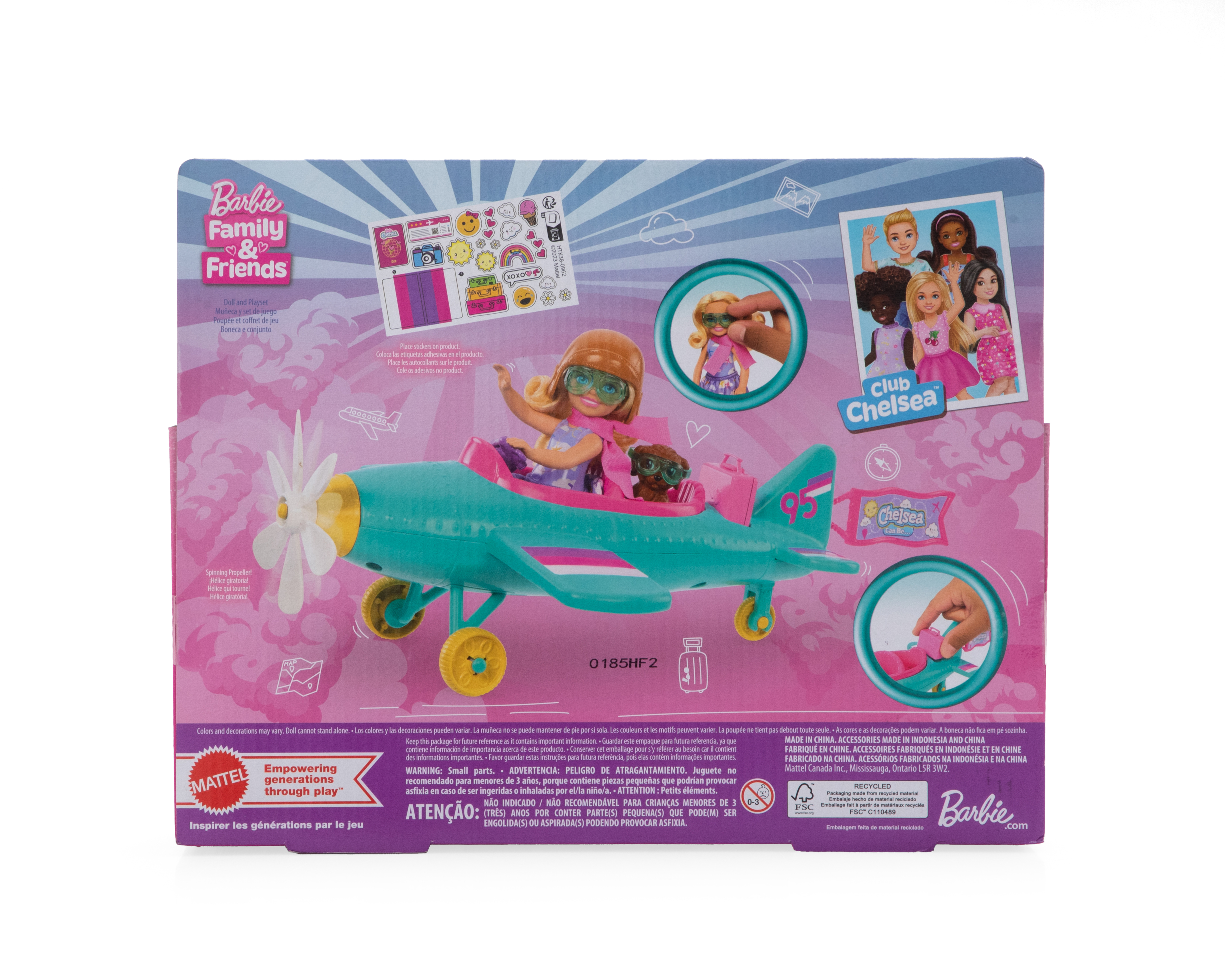 Foto 6 pulgar | Foto 5 | Muñeca Barbie Chelsea Piloto de Avión con Accesorios