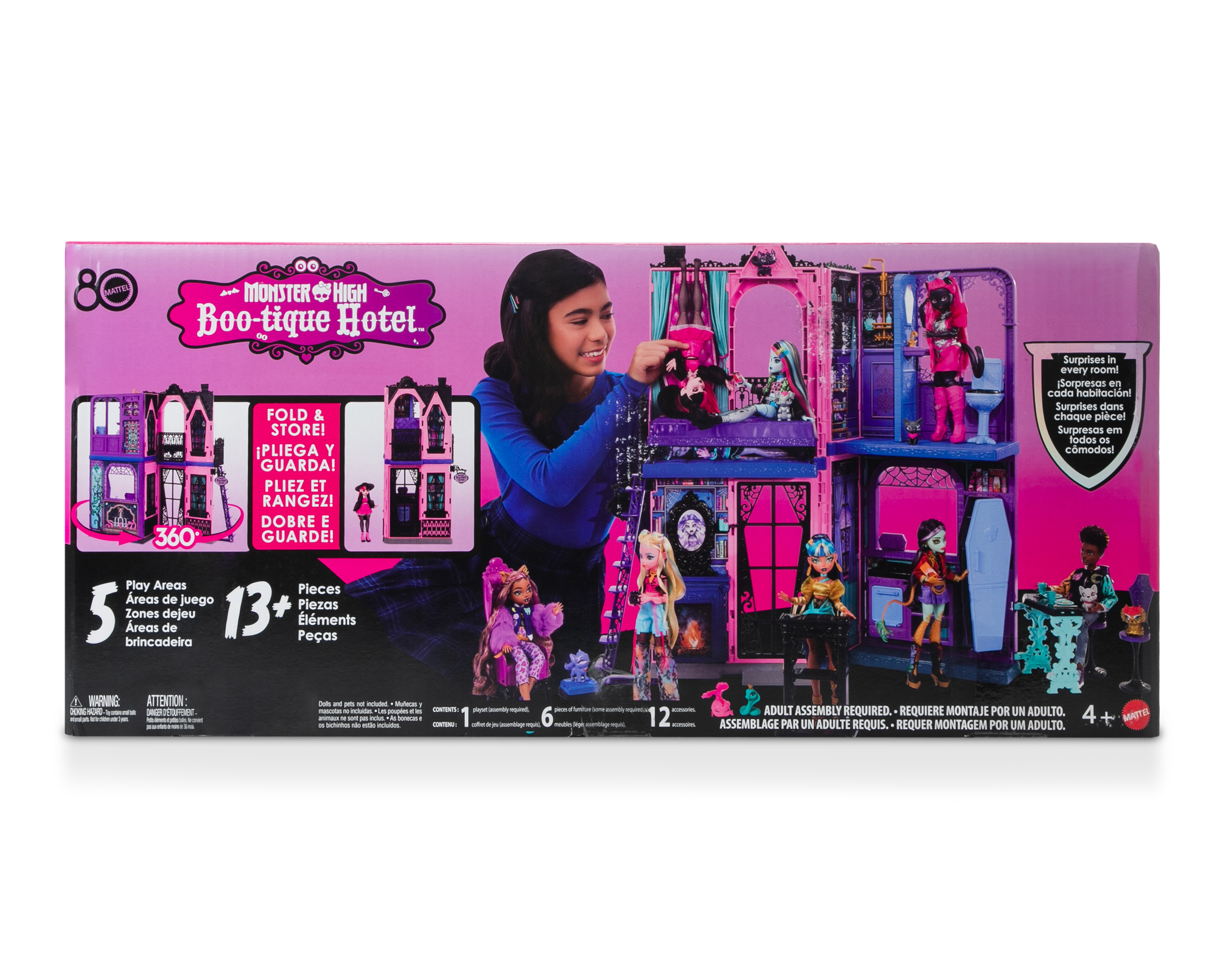 Foto 4 pulgar | Foto 3 | Casa de Muñecas Hotel Boo-tique Monster High