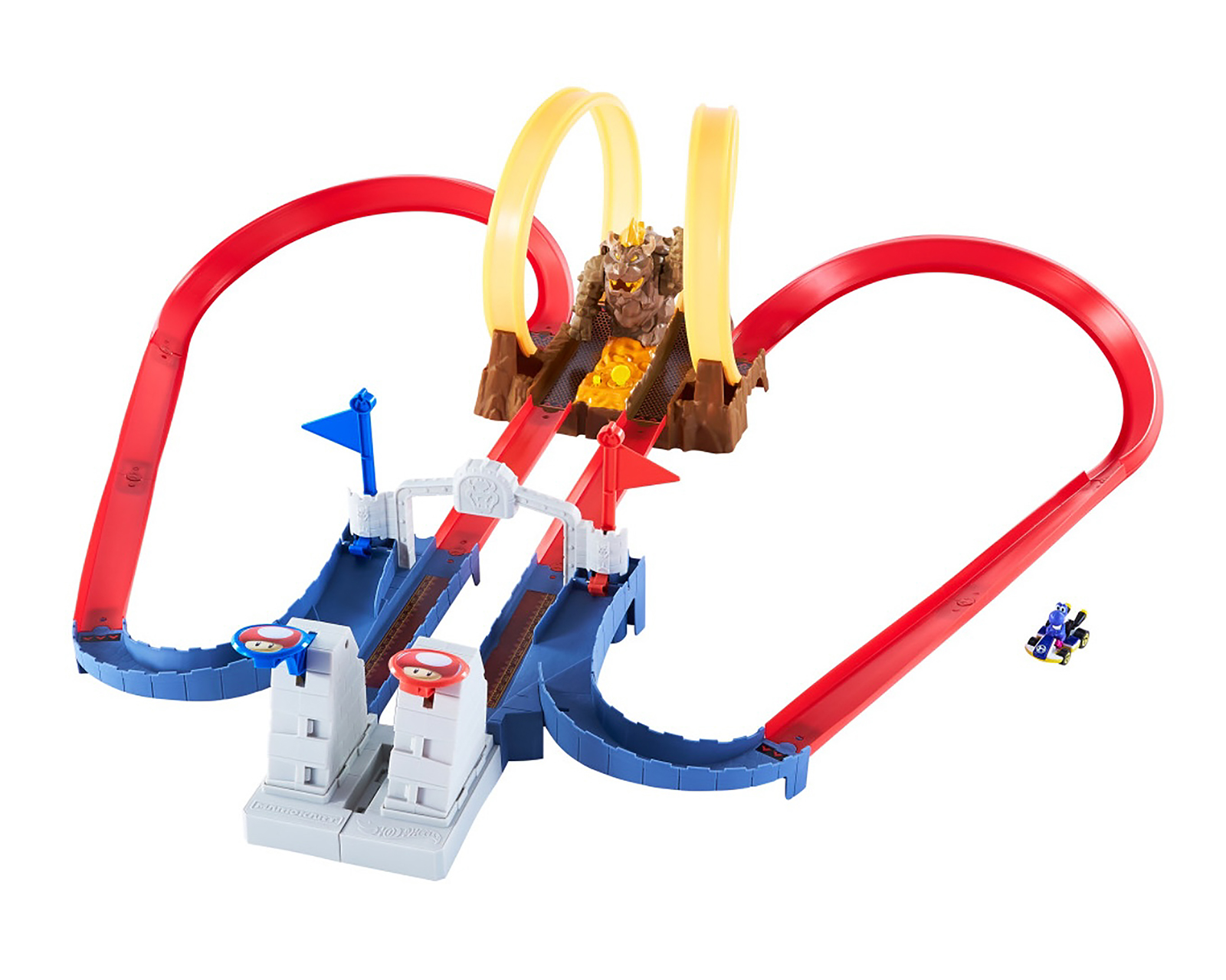 Foto 1 | Foto 1 | Autopista Castillo de Bowser Hot Wheels Mariokart con Vehículo