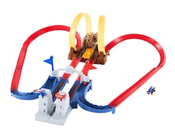 Autopista Castillo de Bowser Hot Wheels Mariokart con Vehículo