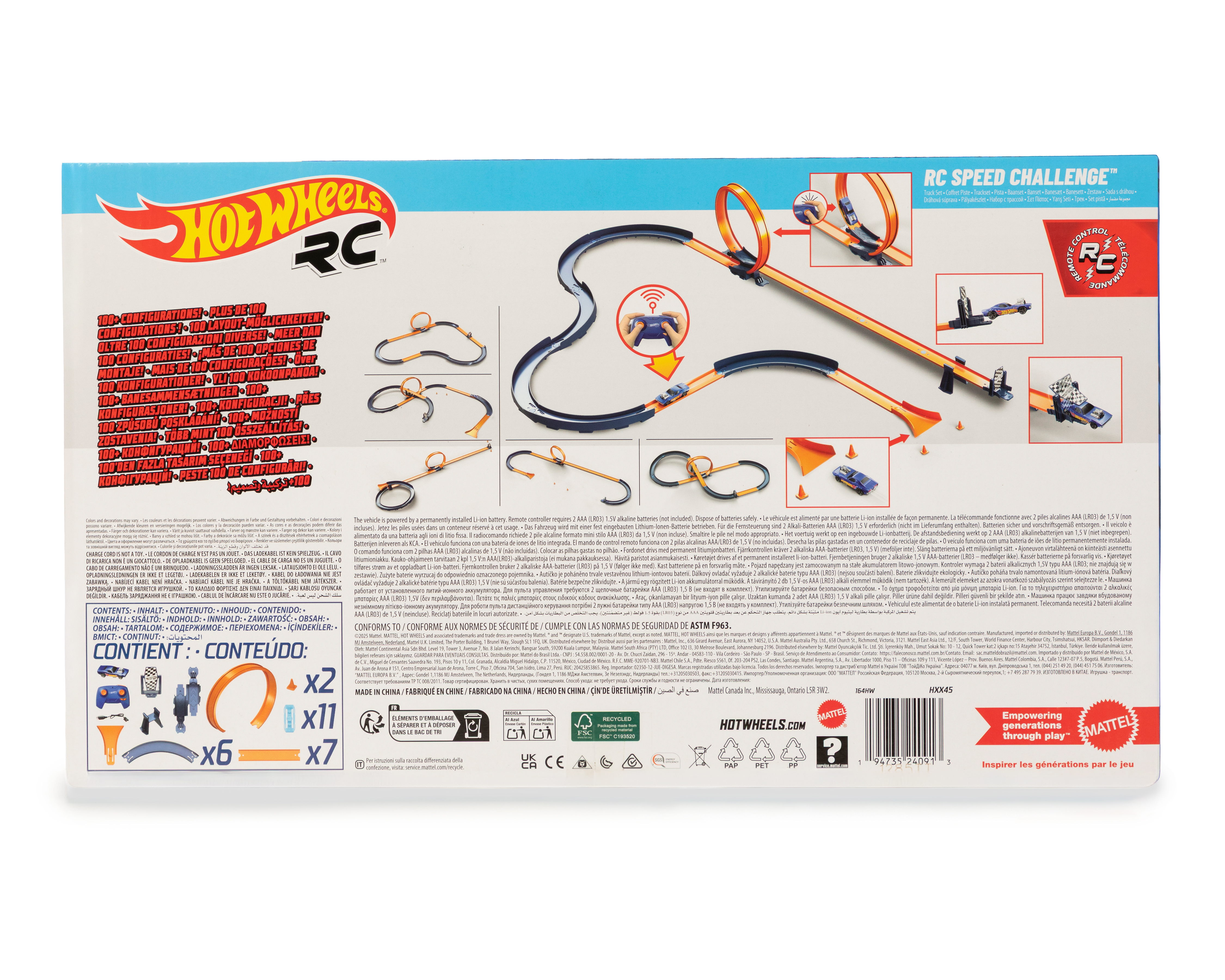 Foto 3 pulgar | Foto 2 | Pista de Carreras Hot Wheels RC Speed Challange