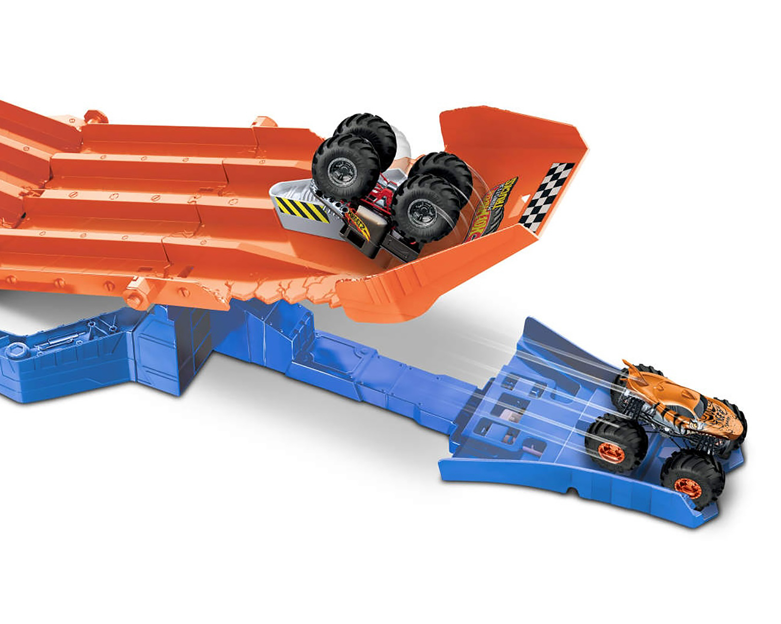 Foto 4 pulgar | Foto 3 | Pista Carrera de Destrucción Hot Wheels Monster Trucks con 2 Vehículos