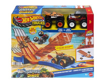 Foto 5 | Foto 5 | Pista Carrera de Destrucción Hot Wheels Monster Trucks con 2 Vehículos