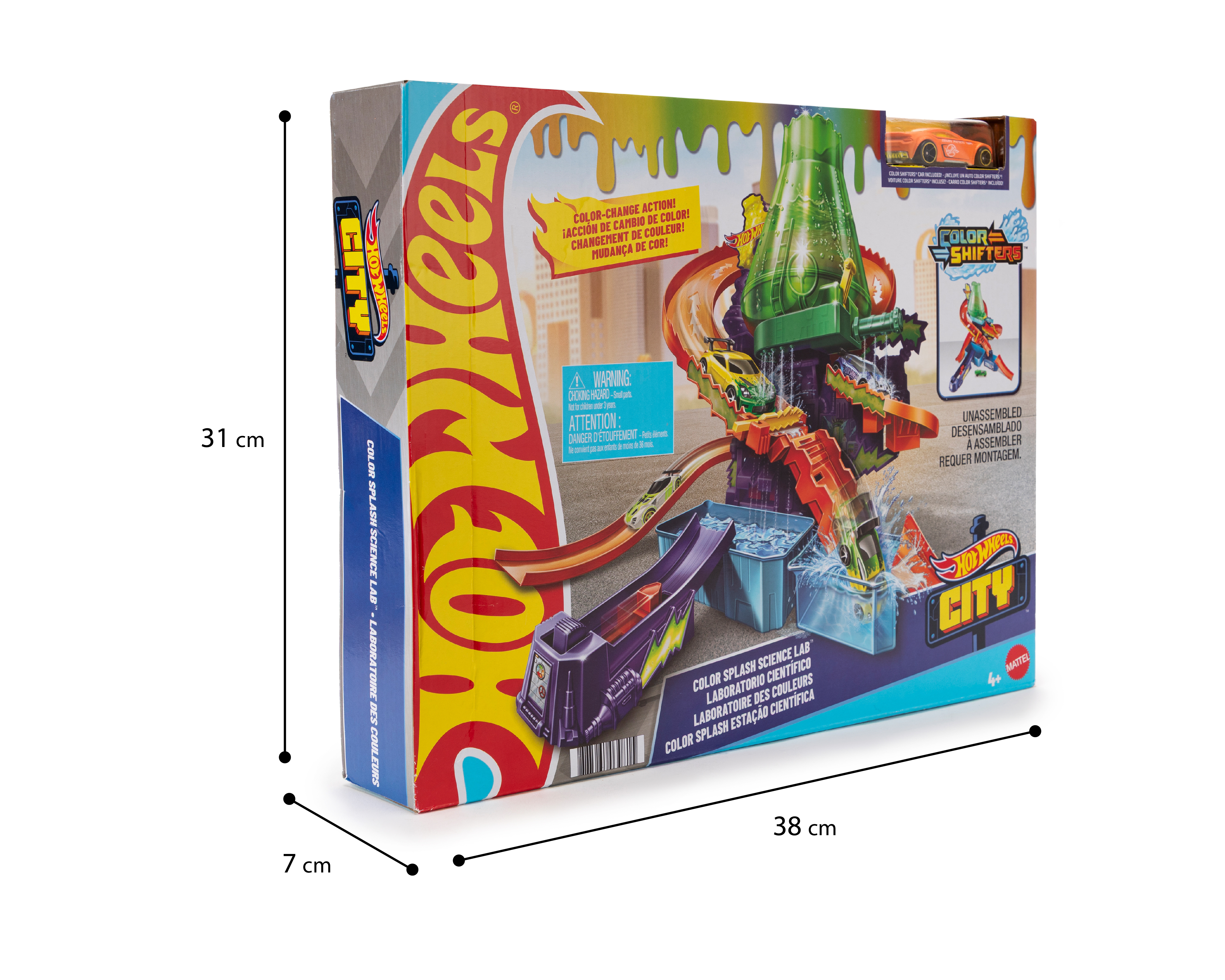 Foto 3 | Foto 3 | Pista de Juguete Hot Wheels Laboratorio Científico con Vehículo