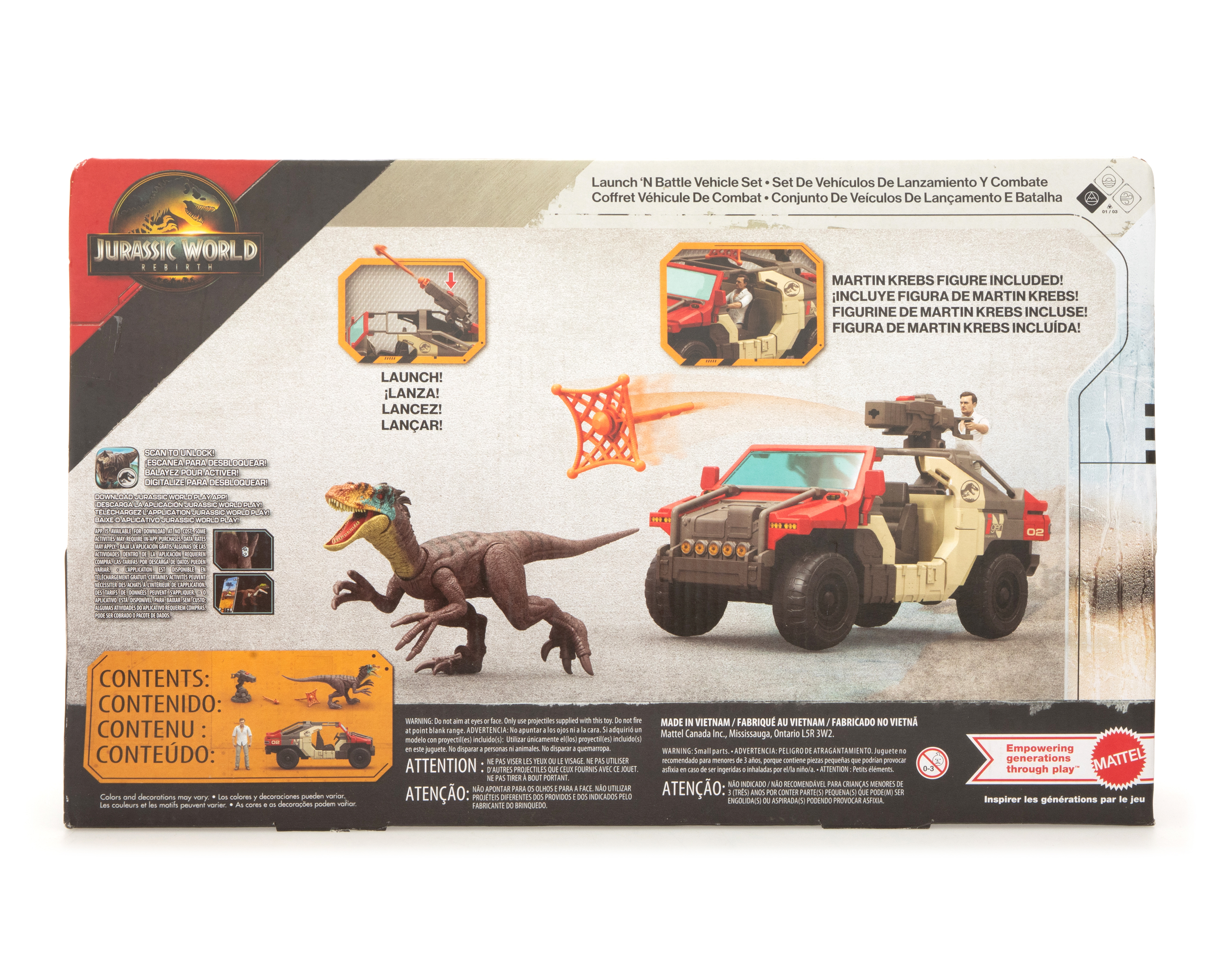 Foto 5 | Foto 5 | Vehículo de Combate Jurassic World con Accesorios