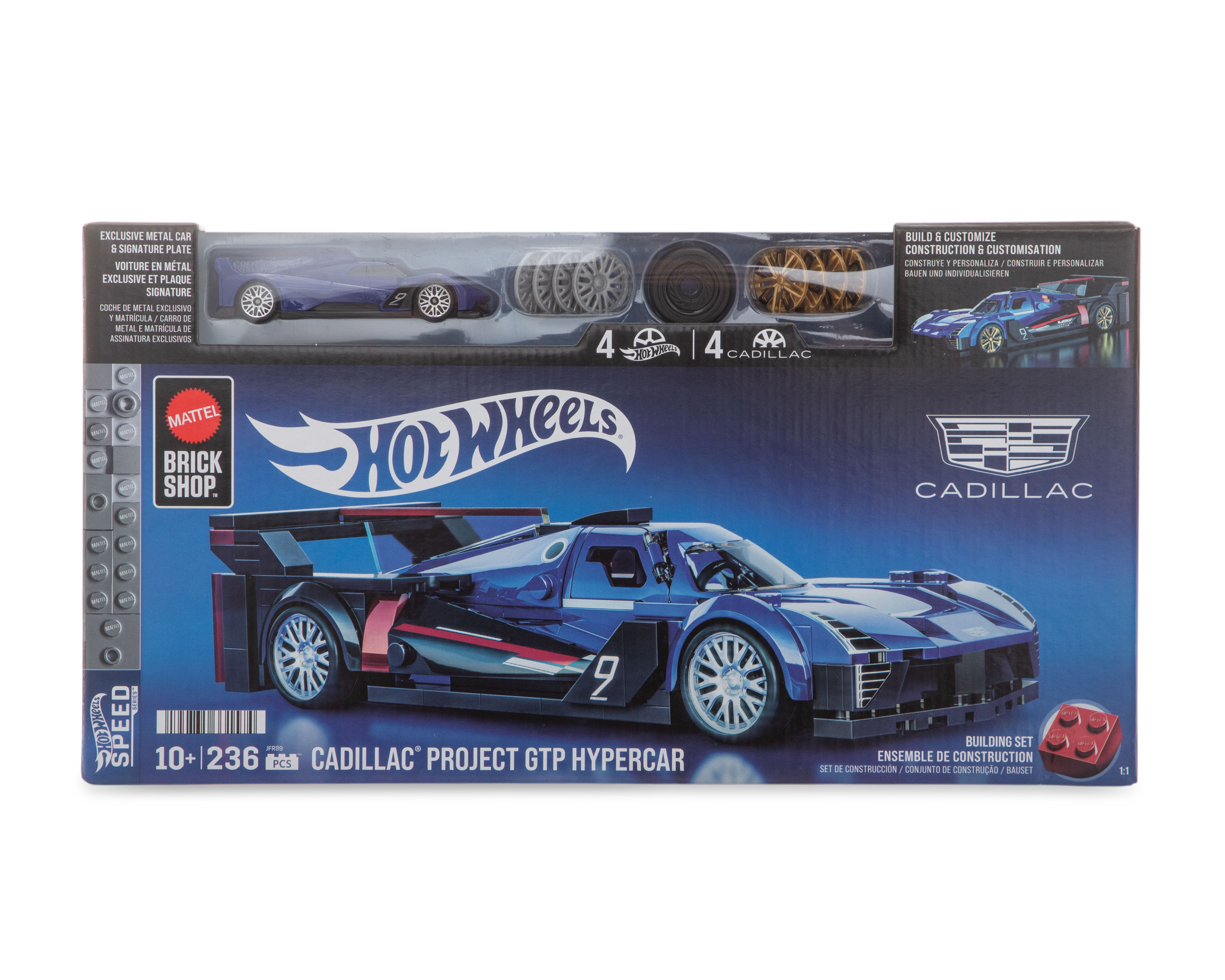 Bloques de Construcción Hot Wheels 236 Piezas