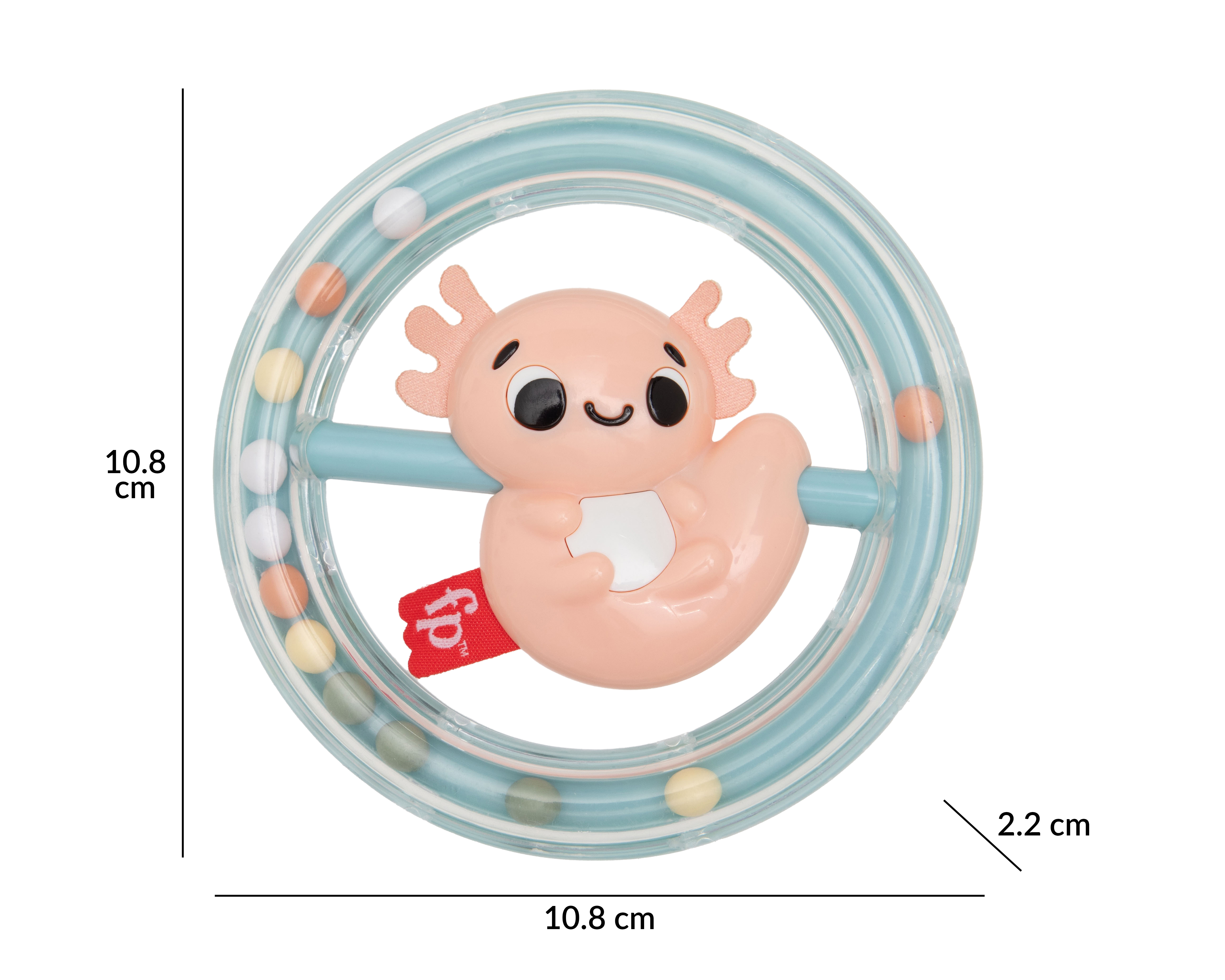 Foto 5 pulgar | Foto 4 | Mordedera y Sonaja Sensimals Fisher-Price Ajolote