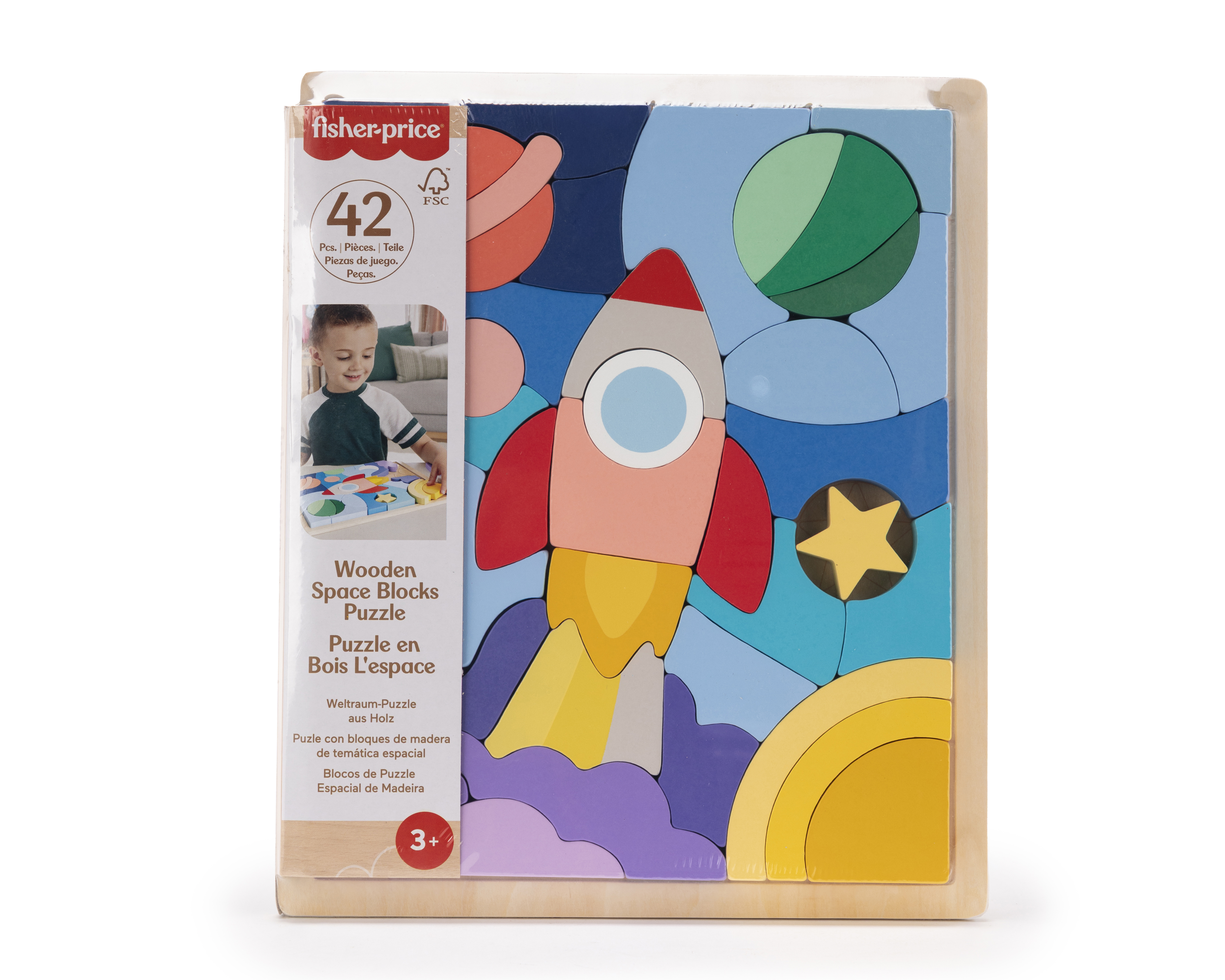 Rompecabezas de Madera Fisher Price 42 Piezas