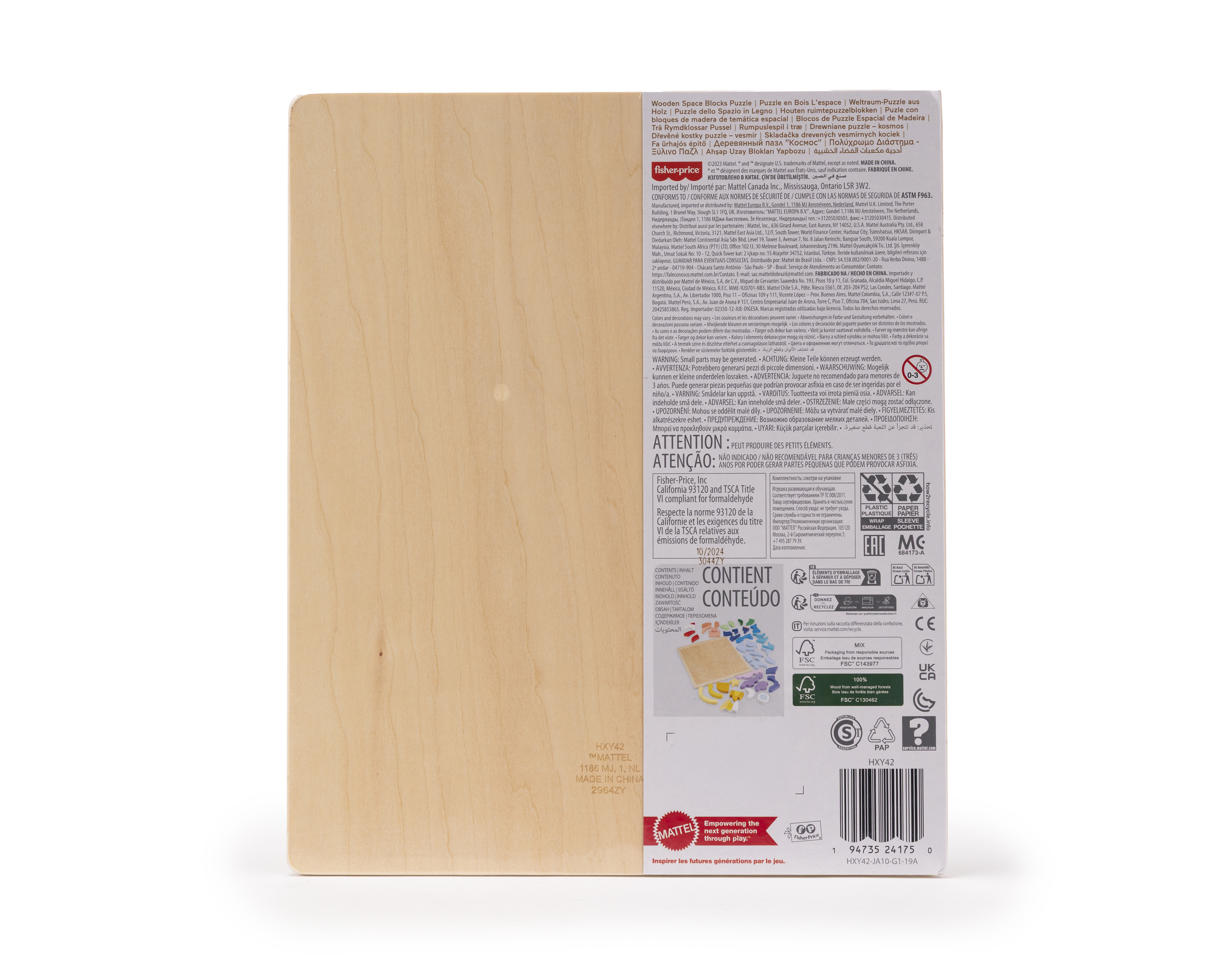 Foto 3 pulgar | Foto 2 | Rompecabezas de Madera Fisher Price 42 Piezas