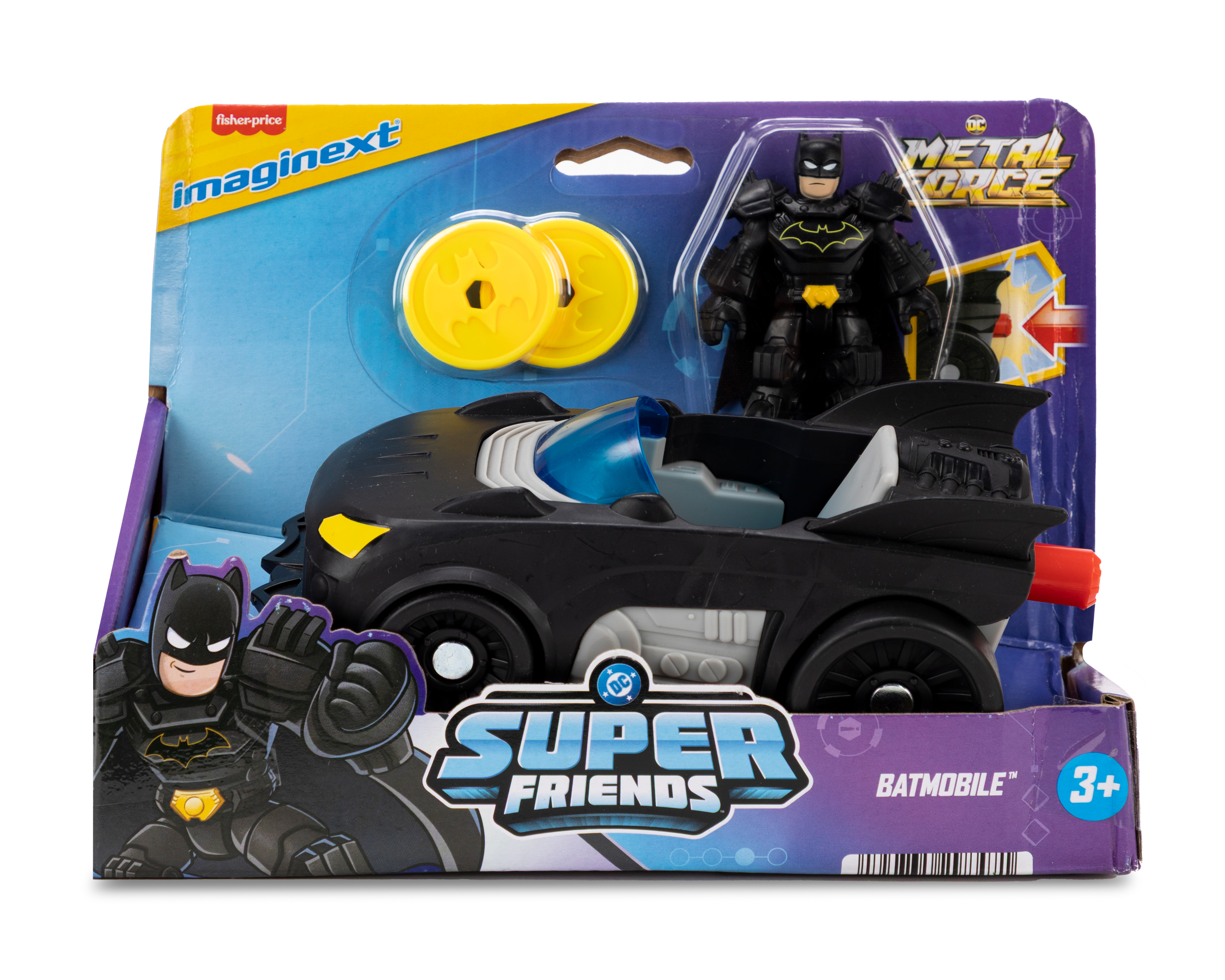 Foto 1 | Foto 1 | Set Batman y Batmobile Imaginext Fisher-Price Super Friends