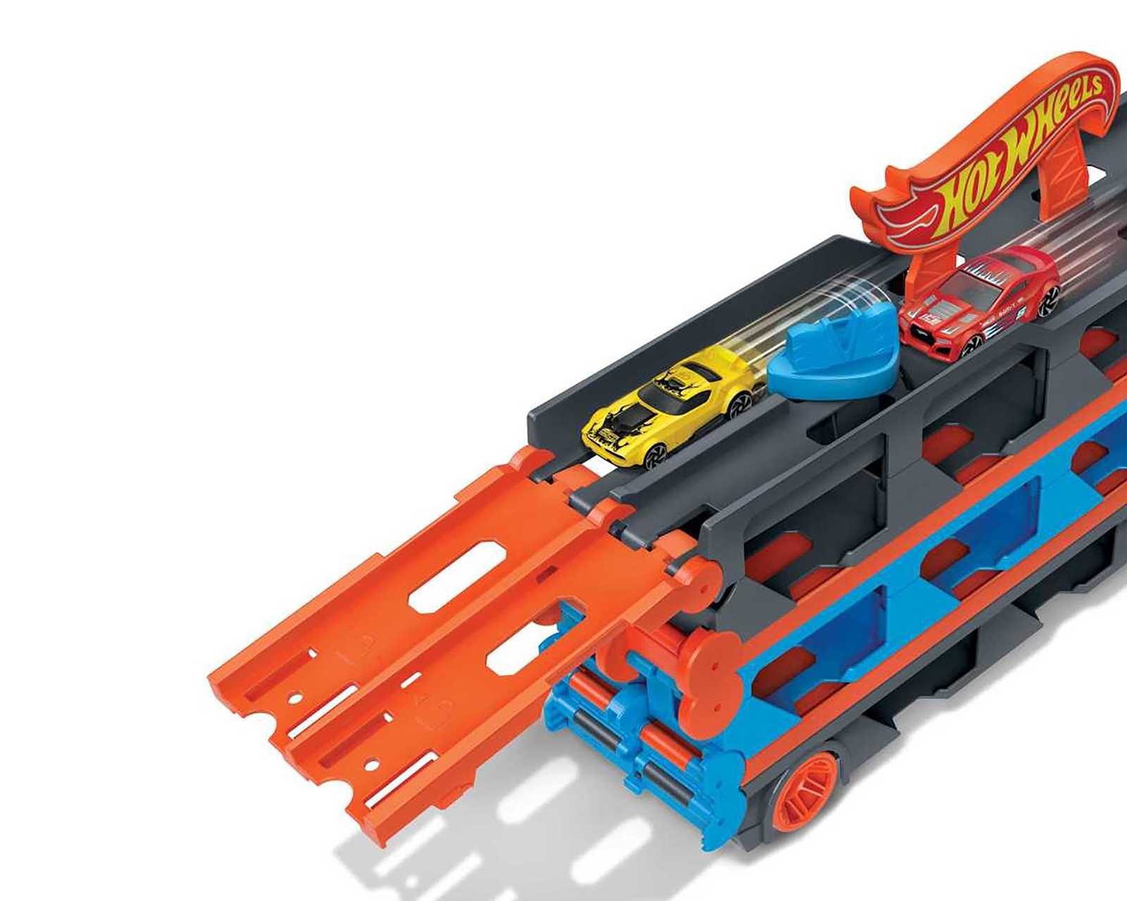 Foto 4 pulgar | Foto 3 | Remolque Speedway Hot Wheels 4 Piezas